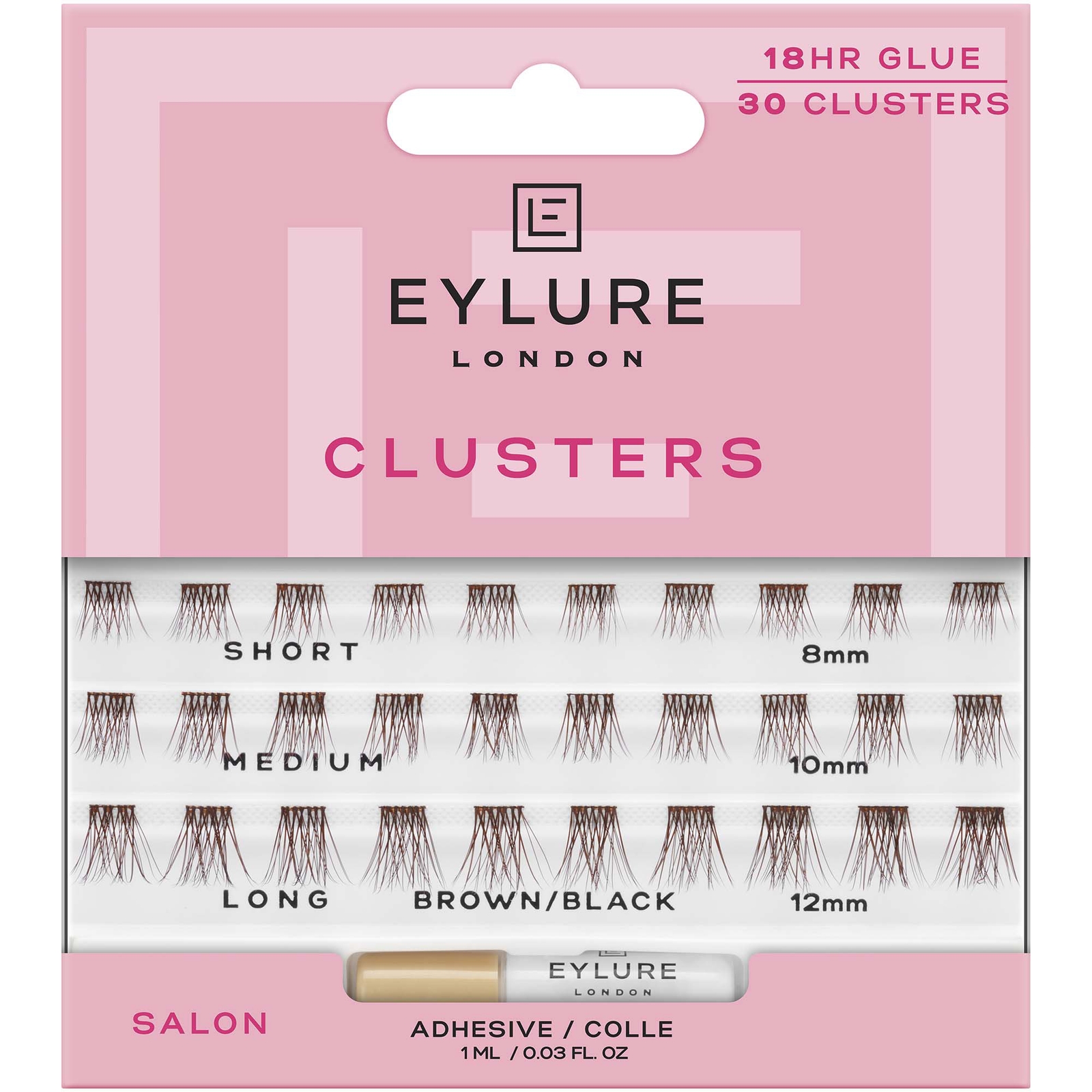 

Eylure Clusters Brown/Black