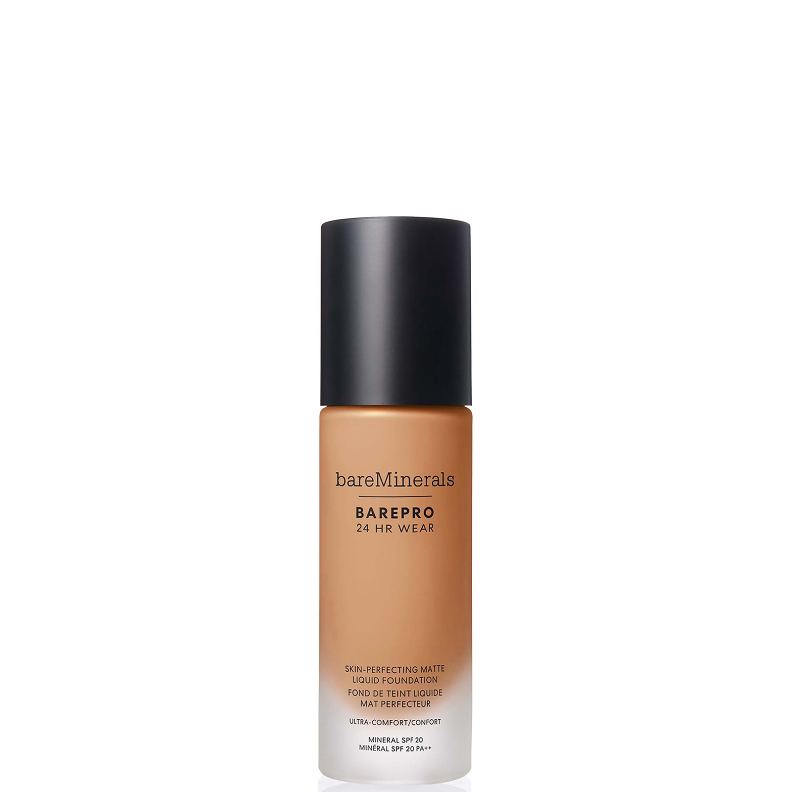 Image of bareMinerals Barepro 24Hr Matte Comfort Liquid Foundation Mineral Spf20 30ml (various shades) - Med. Deep 40 Neutral051