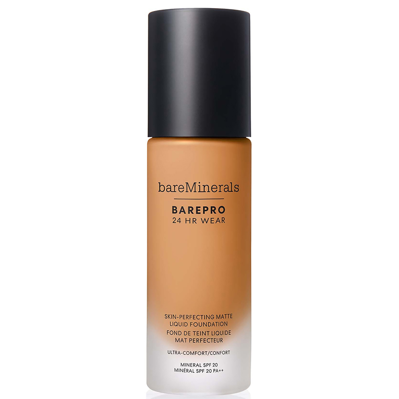 Bareminerals Barepro 24hr Matte Comfort Liquid Foundation Mineral Spf20 30ml (various Shades) - Med. Deep 40 Warm In Med. Deep 40 Warm