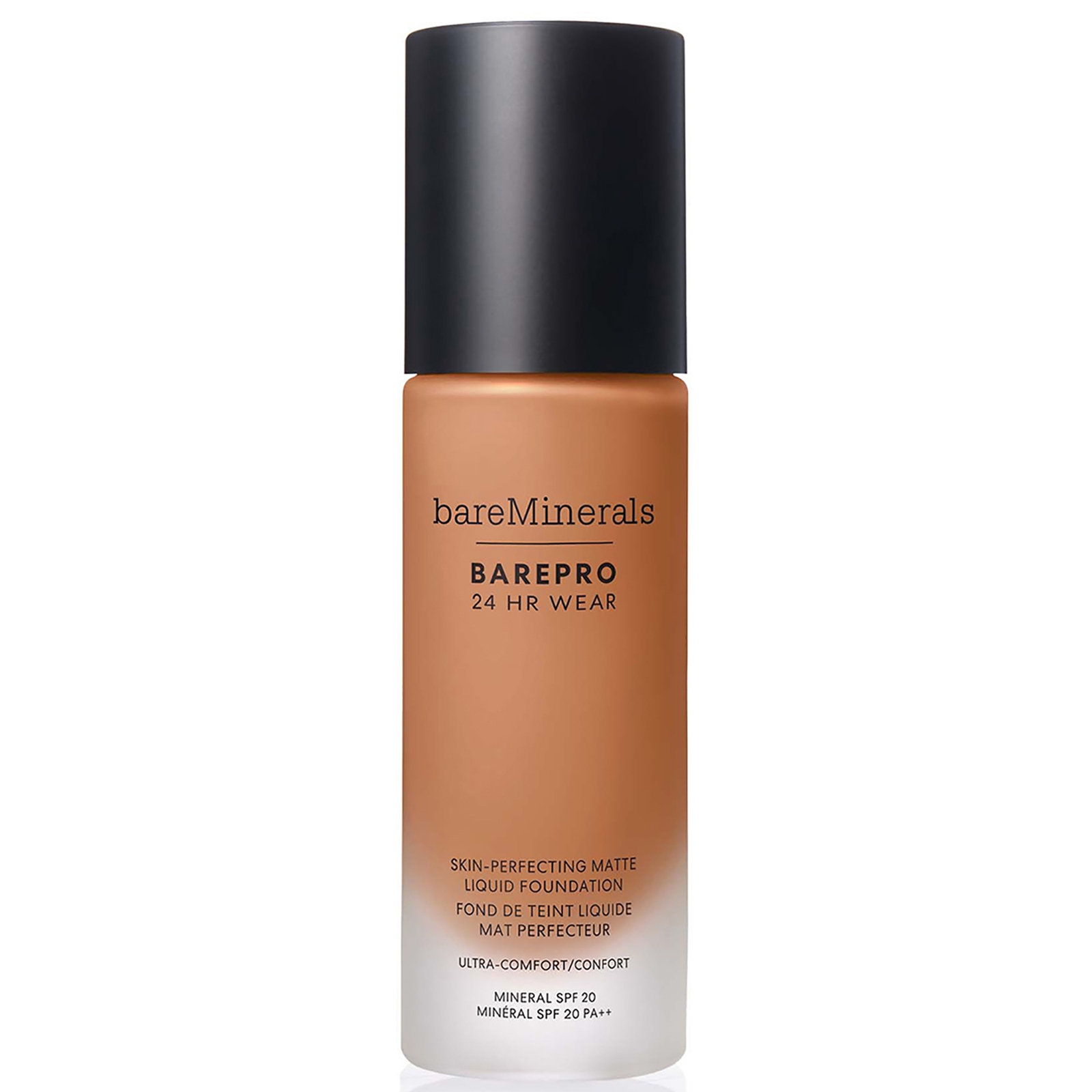 Image of bareMinerals Barepro 24Hr Matte Comfort Liquid Foundation Mineral Spf20 30ml (various shades) - Med. Deep 46 Cool051