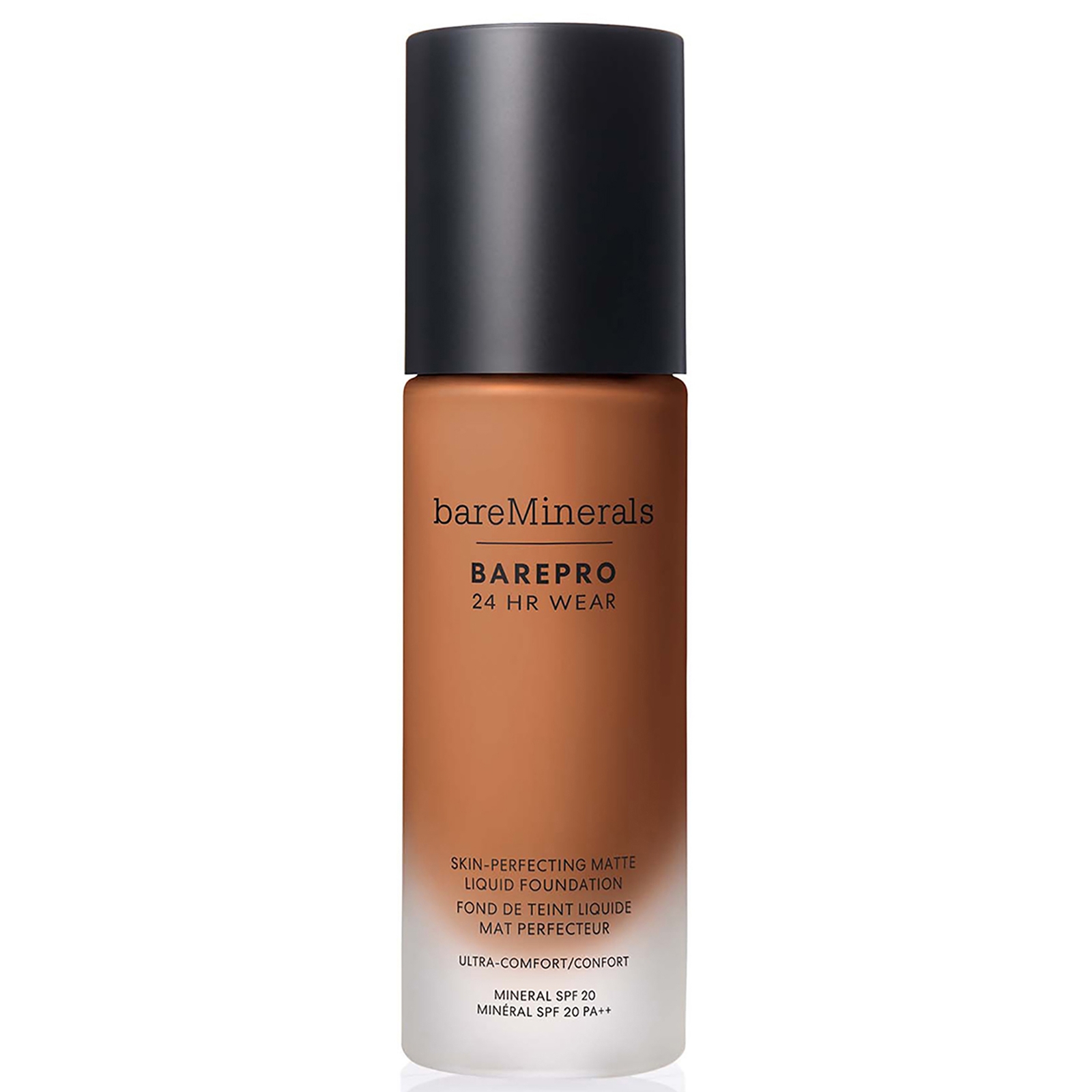 Bareminerals Barepro 24hr Matte Comfort Liquid Foundation Mineral Spf20 30ml (various Shades) - Deep 50 Neutral In Deep 50 Neutral
