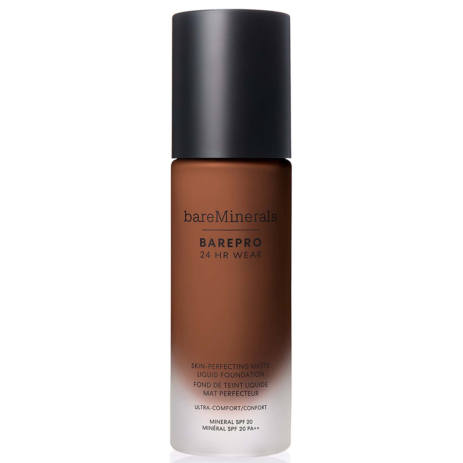 Bareminerals Barepro 24hr Matte Comfort Liquid Foundation Mineral Spf20 30ml (various Shades) - Deep 61 Cool In Deep 61 Cool