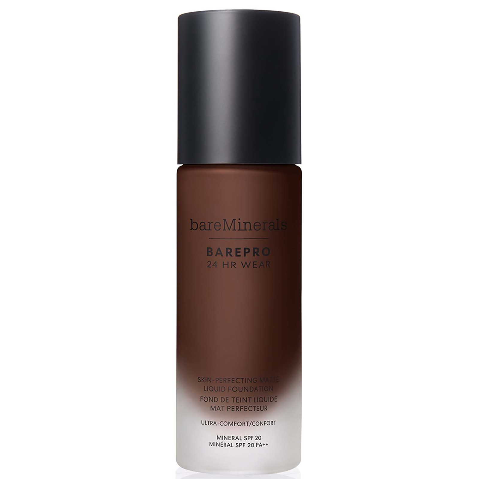 Bareminerals Barepro 24hr Matte Comfort Liquid Foundation Mineral Spf20 30ml (various Shades) - Deep 65 Neutral In Deep 65 Neutral