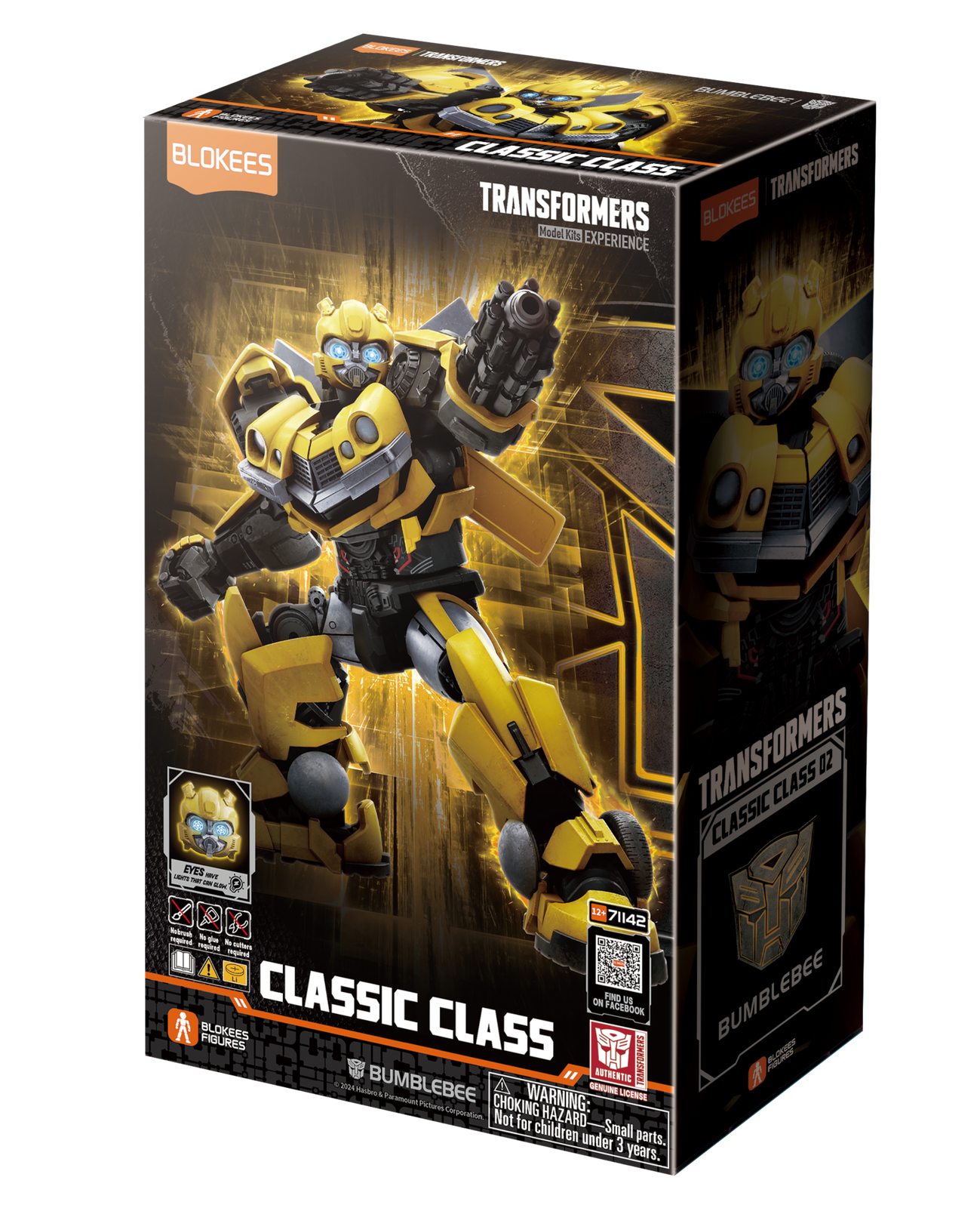 Blokees Figures Transformers Classic Class 02 Bumblebee Action Figure