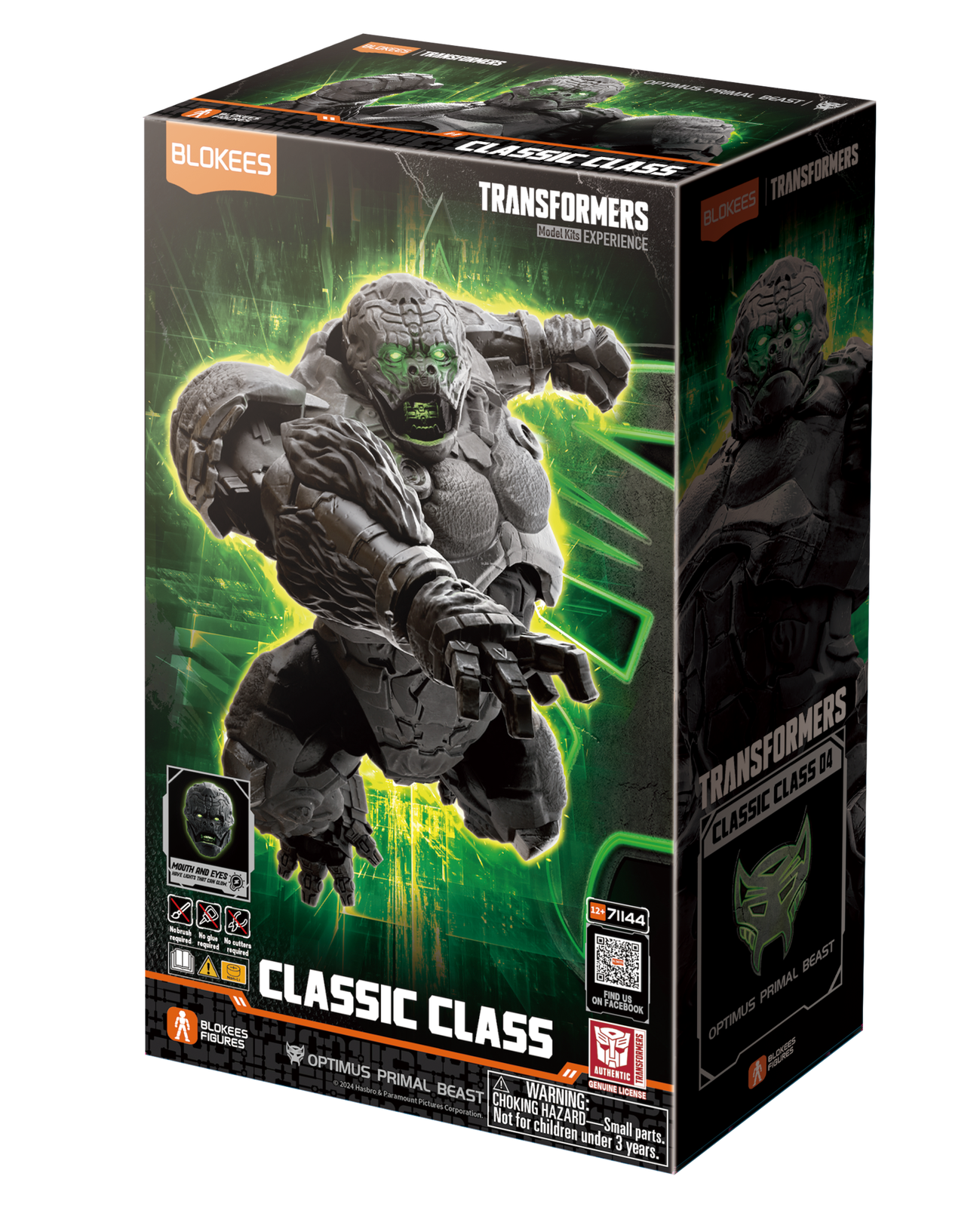 Blokees Figures Transformers Classic Class 04 Optimus Primal Beast Action Figure