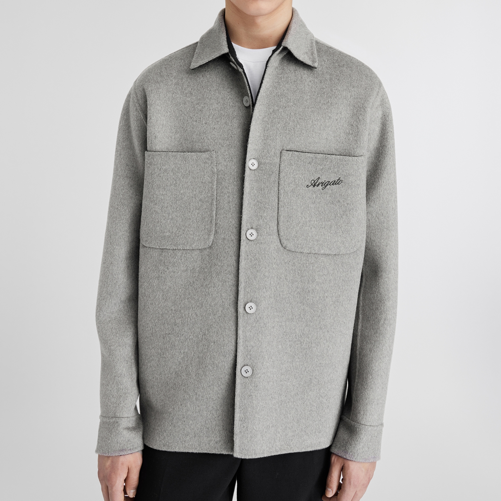 Axel Arigato Index Wool-Blend Overshirt - M