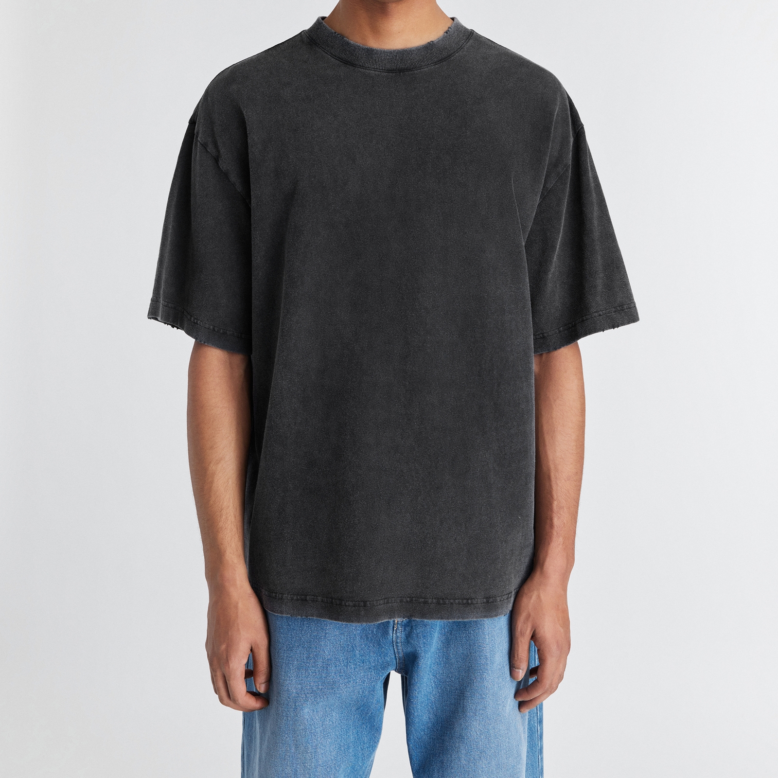 Axel Arigato Optic Distressed Cotton-Jersey T-Shirt - XL