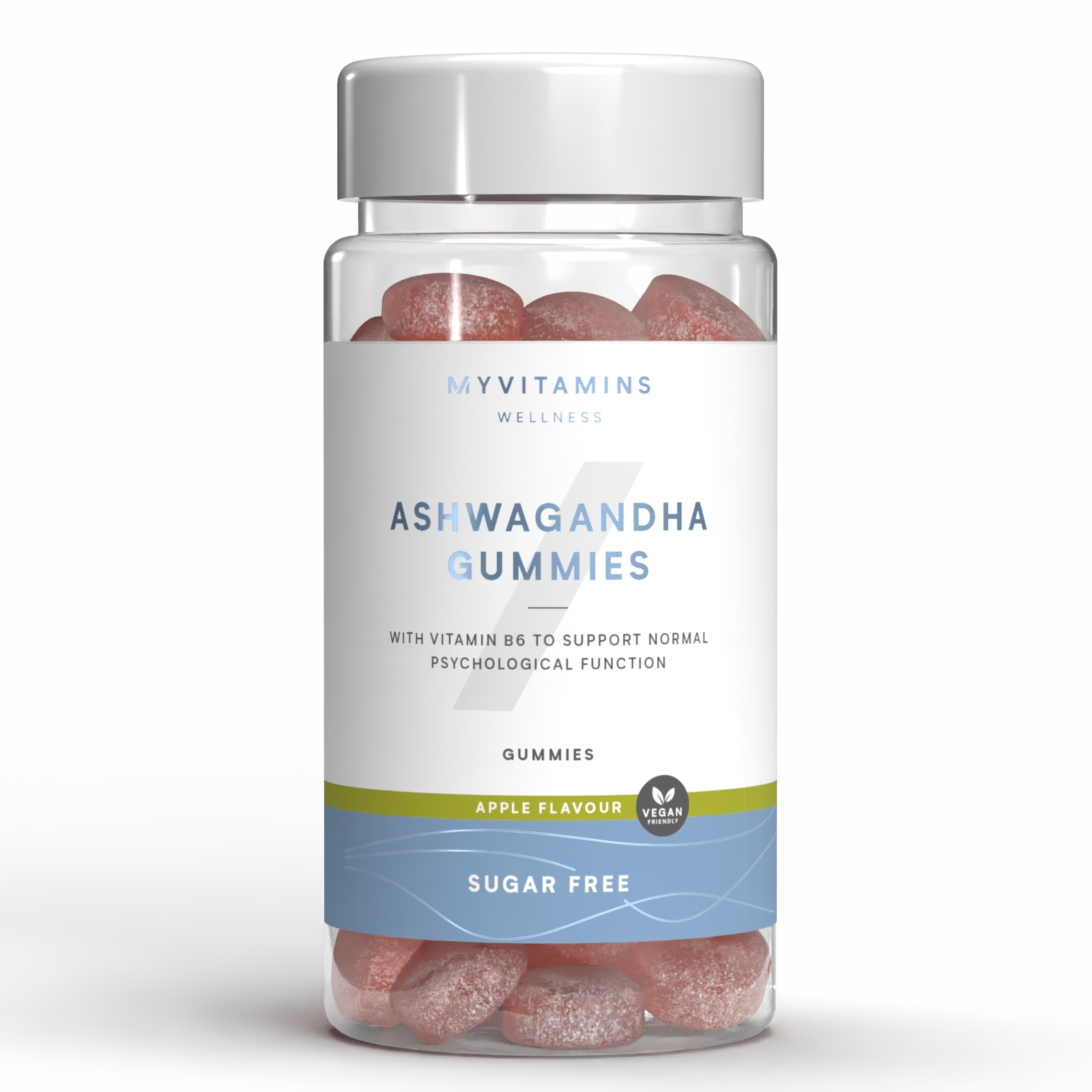 Želé pastilky s jablčným octom, bez cukru - 60gummies - Sugar Free Apple