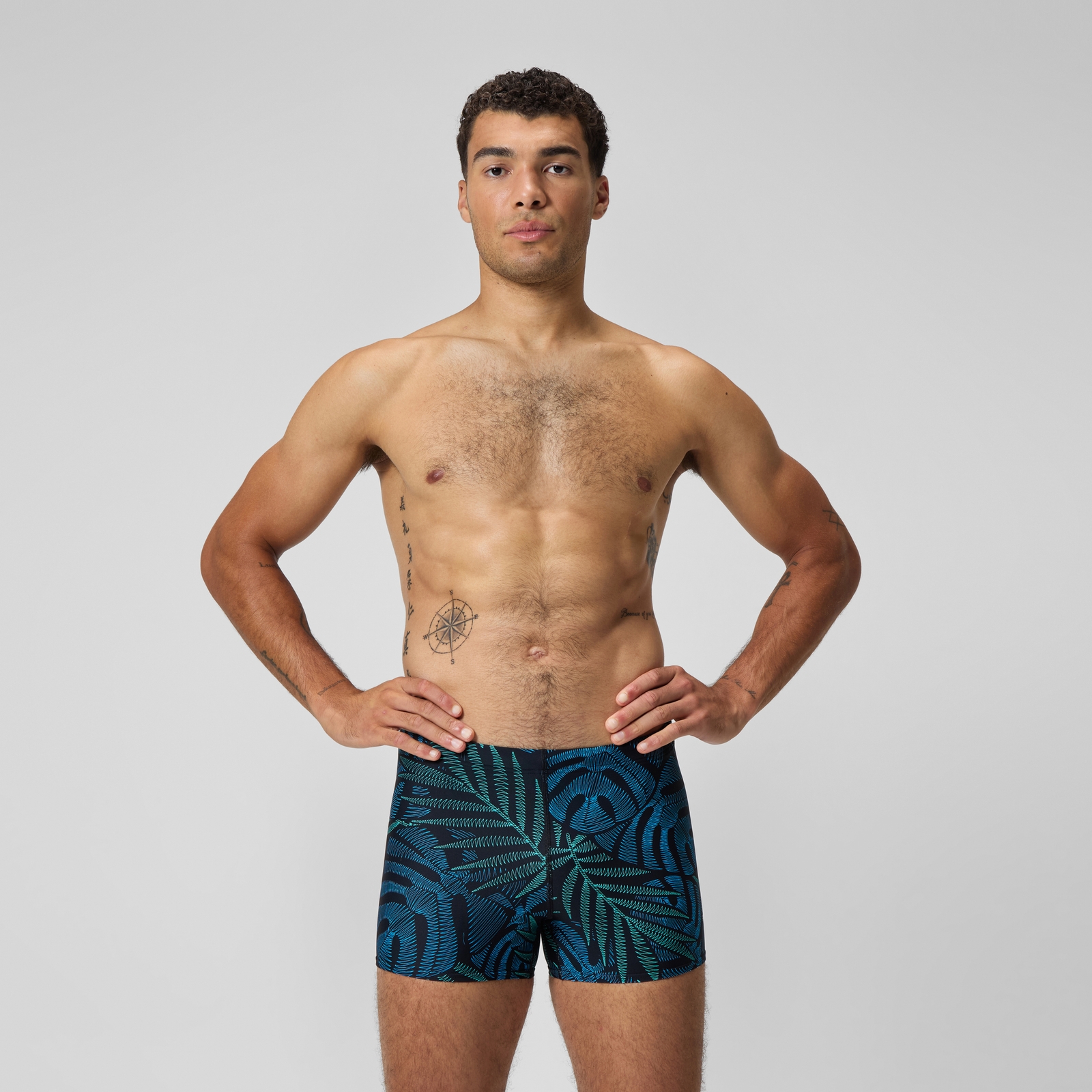 Men's Printed Beachstar Aquashort Black