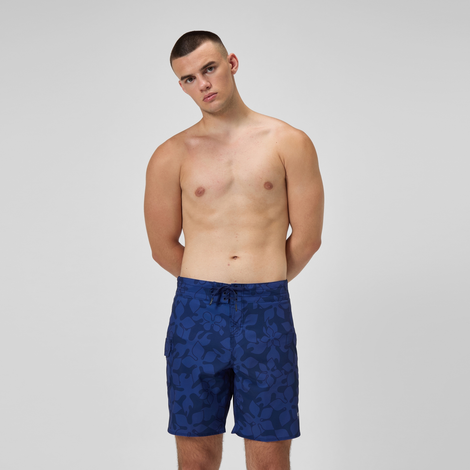 Men's Lookout Printed 18'' Swim Shorts Navy