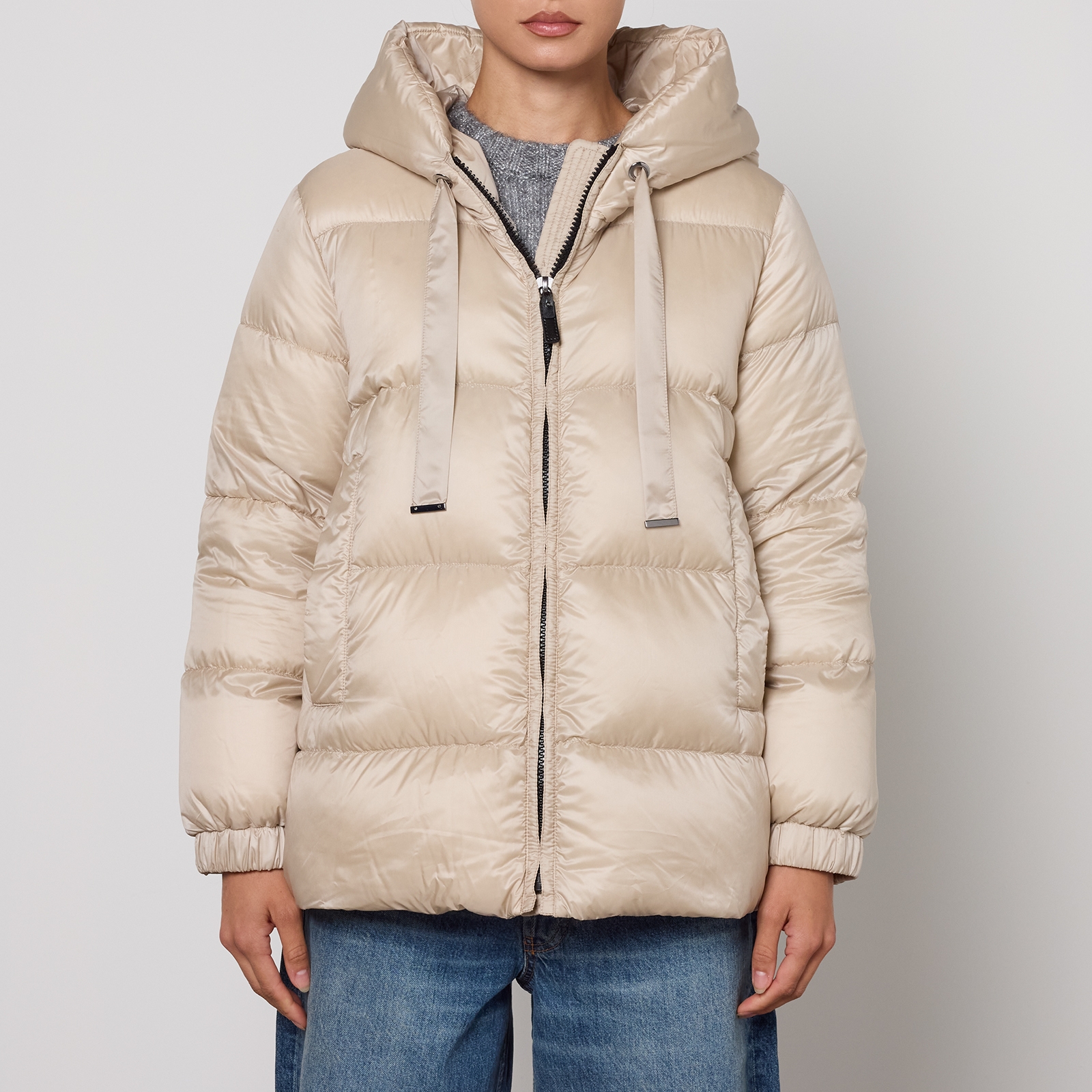 Max Mara The Cube Seia Down Padded Shell Coat - UK 10