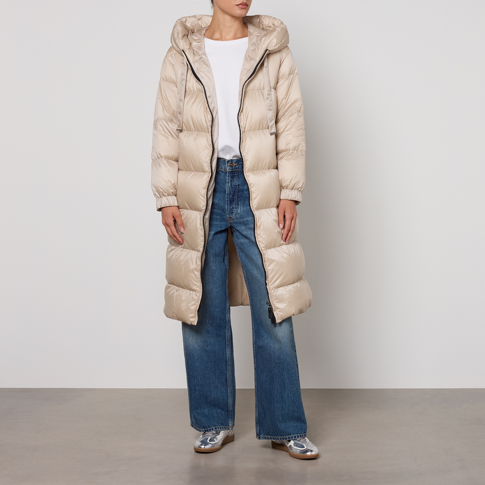 Max Mara The Cube Women's Seipa Coat - Ecru - UK 14