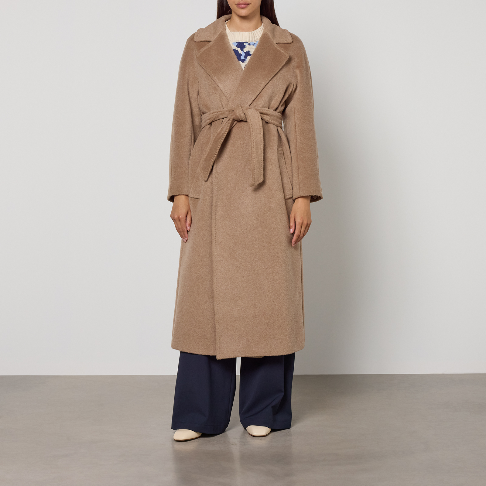 Weekend Max Mara Tempera Wool-Blend Coat - UK 14