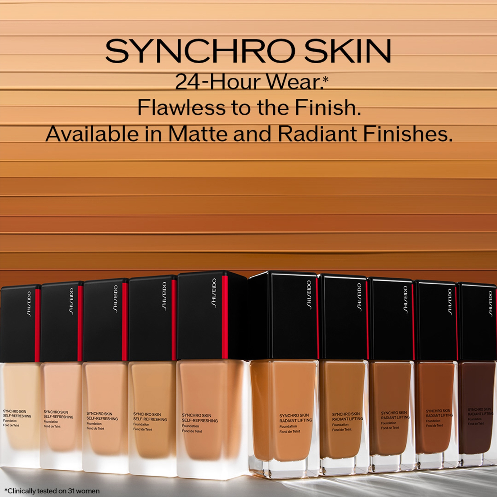 Thumbnail - Shiseido Synchro Skin Self Refreshing Foundation 30ml (Various Shades) - Lace