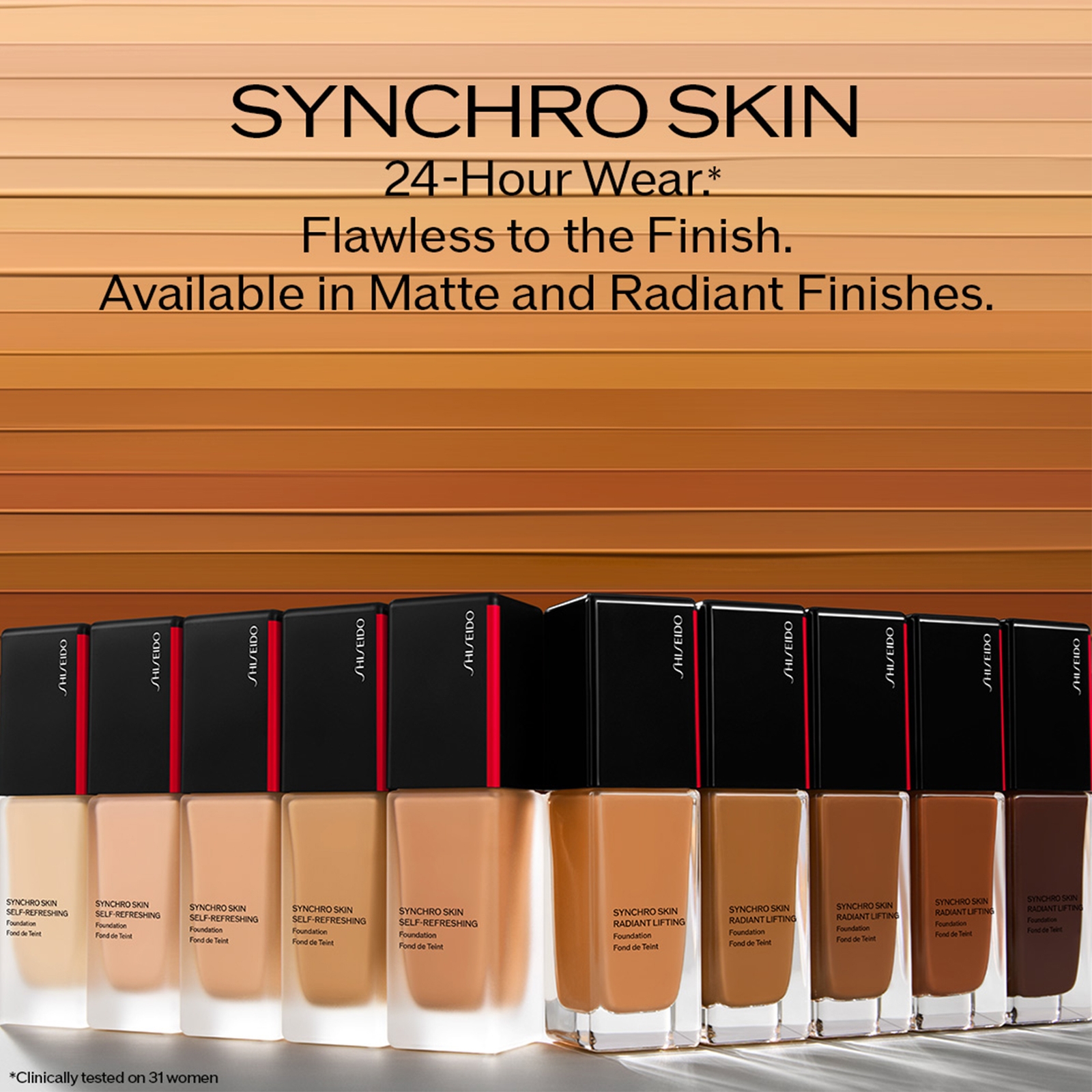 Thumbnail - Shiseido Synchro Skin Radiant Lifting Foundation 30ml (Various Shades) - Suede