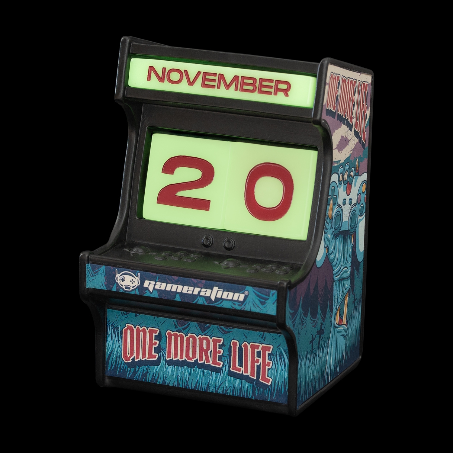 Gameration Arcade 3D Perpetual Calendar