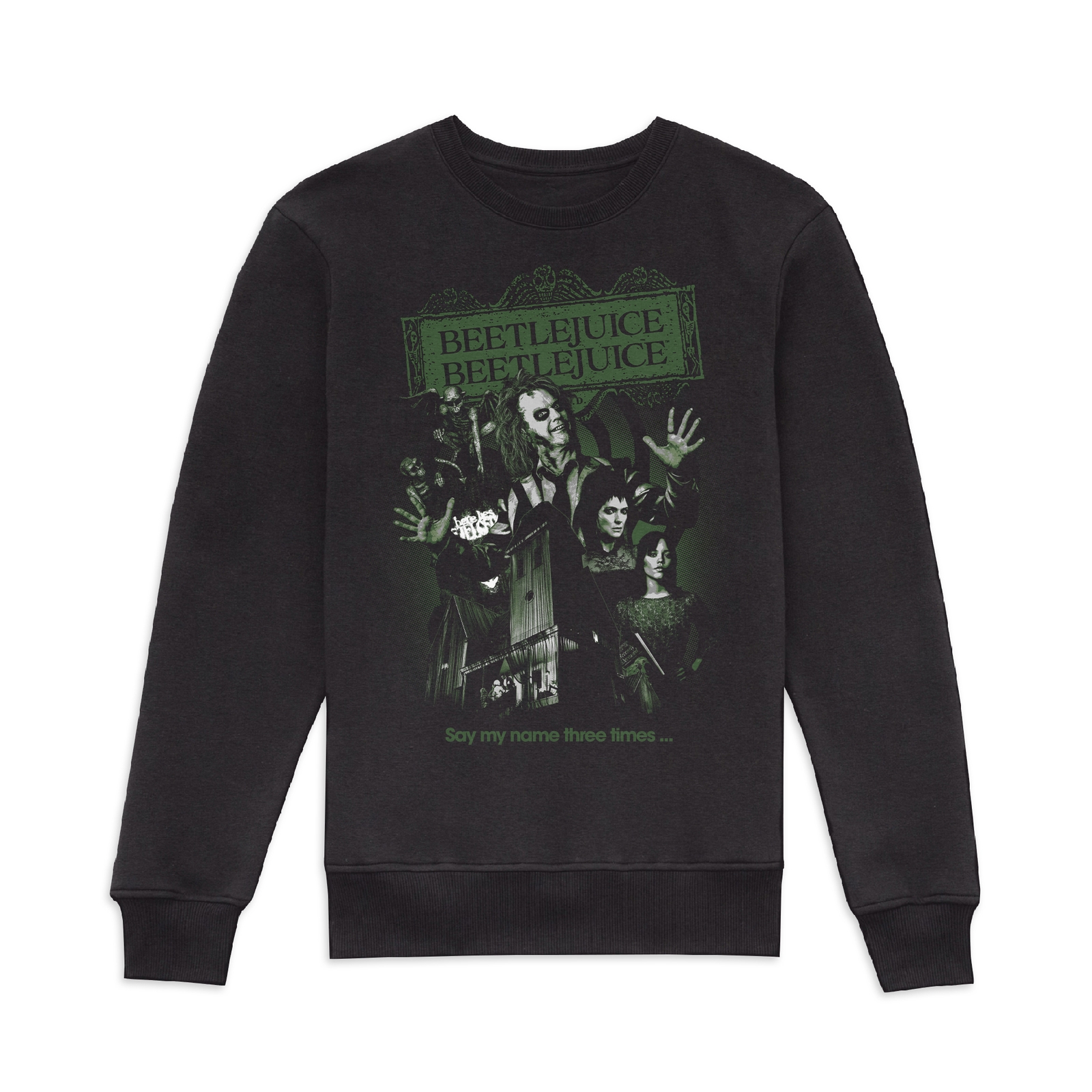 Beetlejuice Welcome Home Sweatshirt - Black - XL