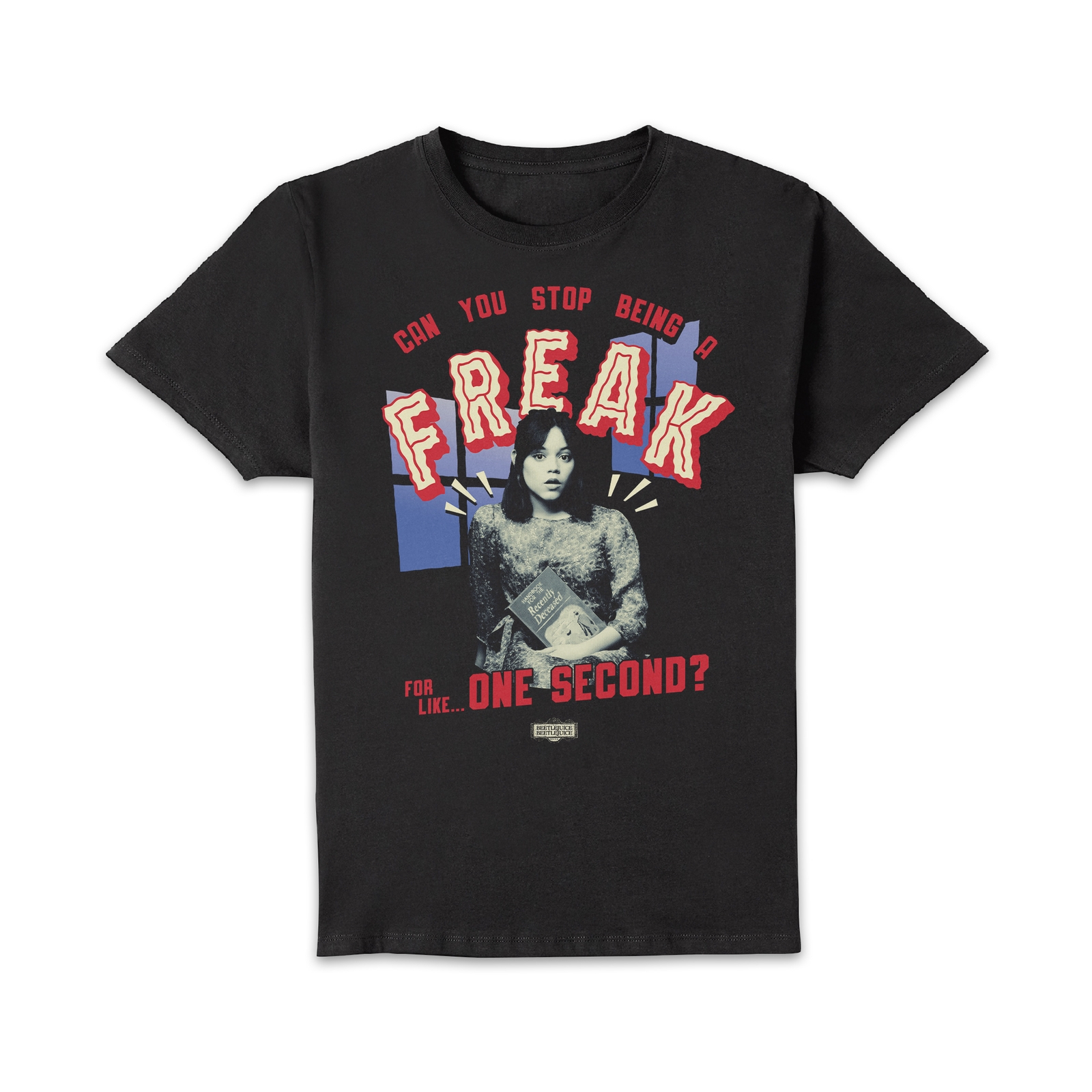 Beetlejuice Freak Unisex T-Shirt - Black - 4XL