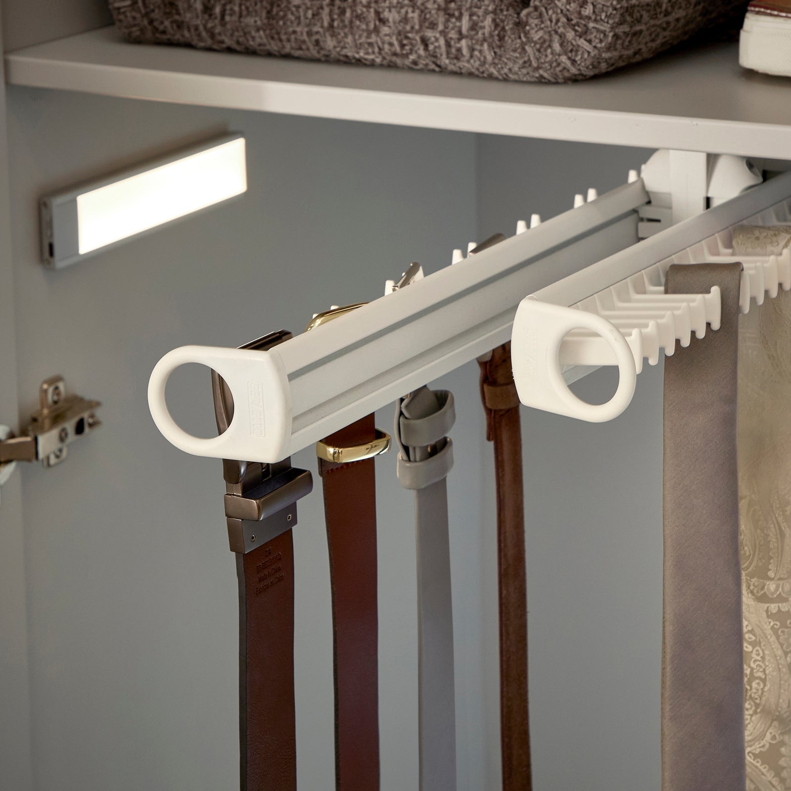 Hafele - Fitted Bedroom Internal Wardrobe Storage - Tie and Belt Storage Bundle thumbnail
