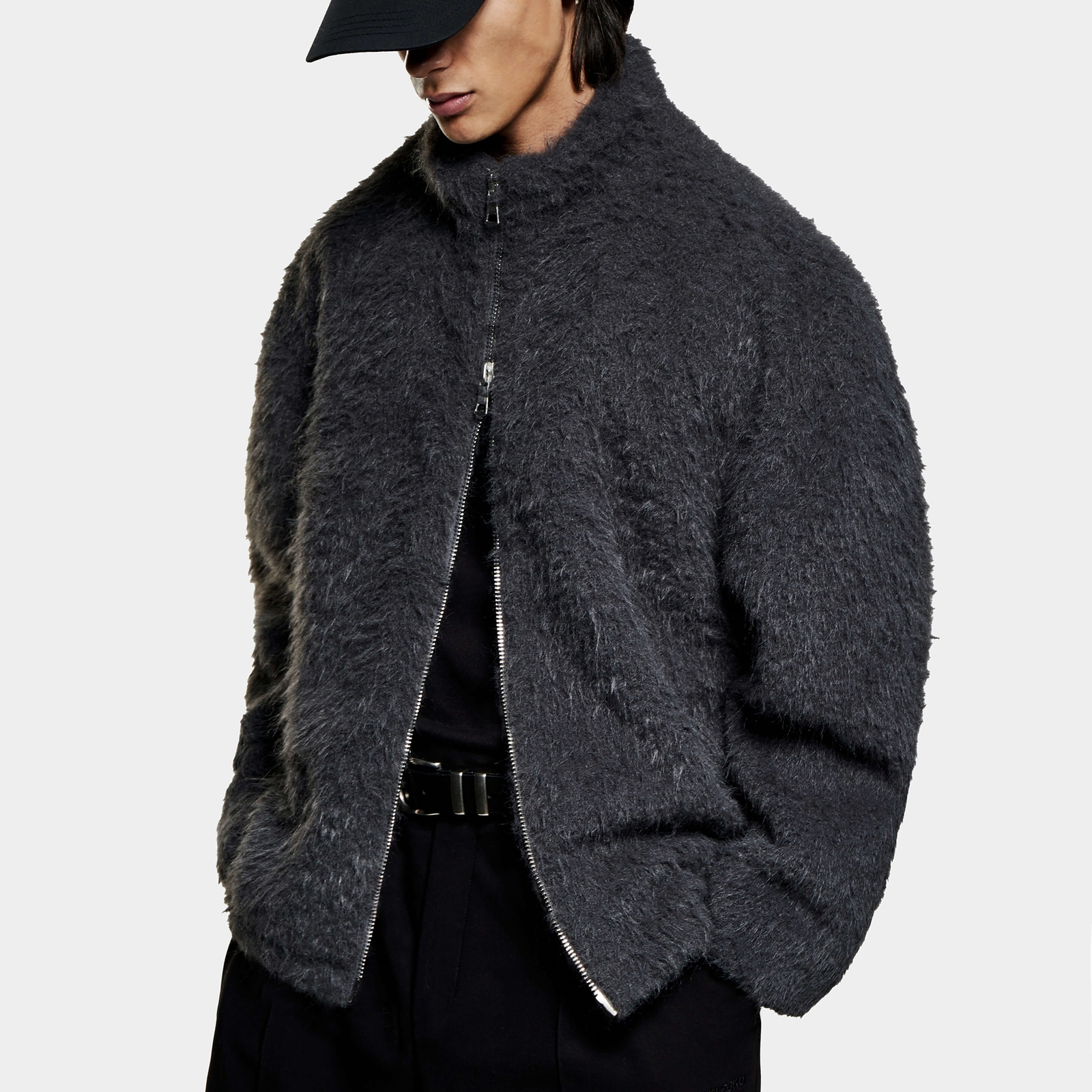 MKI MIYUKI ZOKU Faux Fur Track Jacket