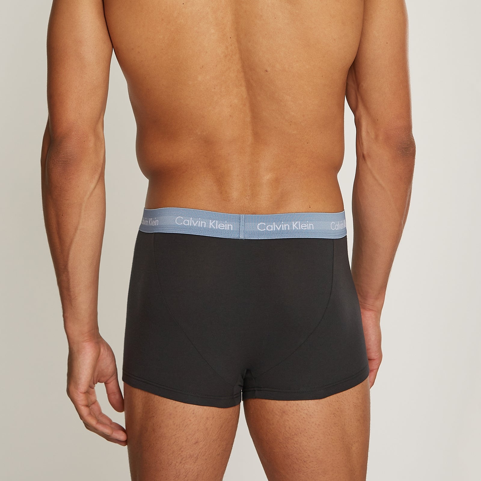 Calvin Klein Men's Three-Pack Cotton-Jersey Low Rise Trunks - S