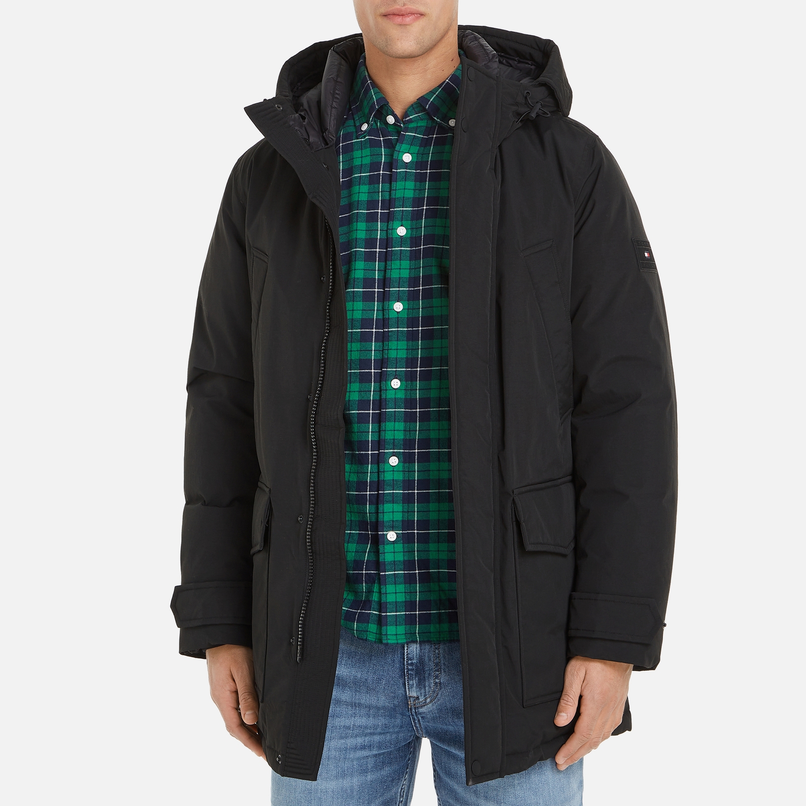 Tommy Hilfiger Rockie Nylon-Blend Parka Coat – XXL