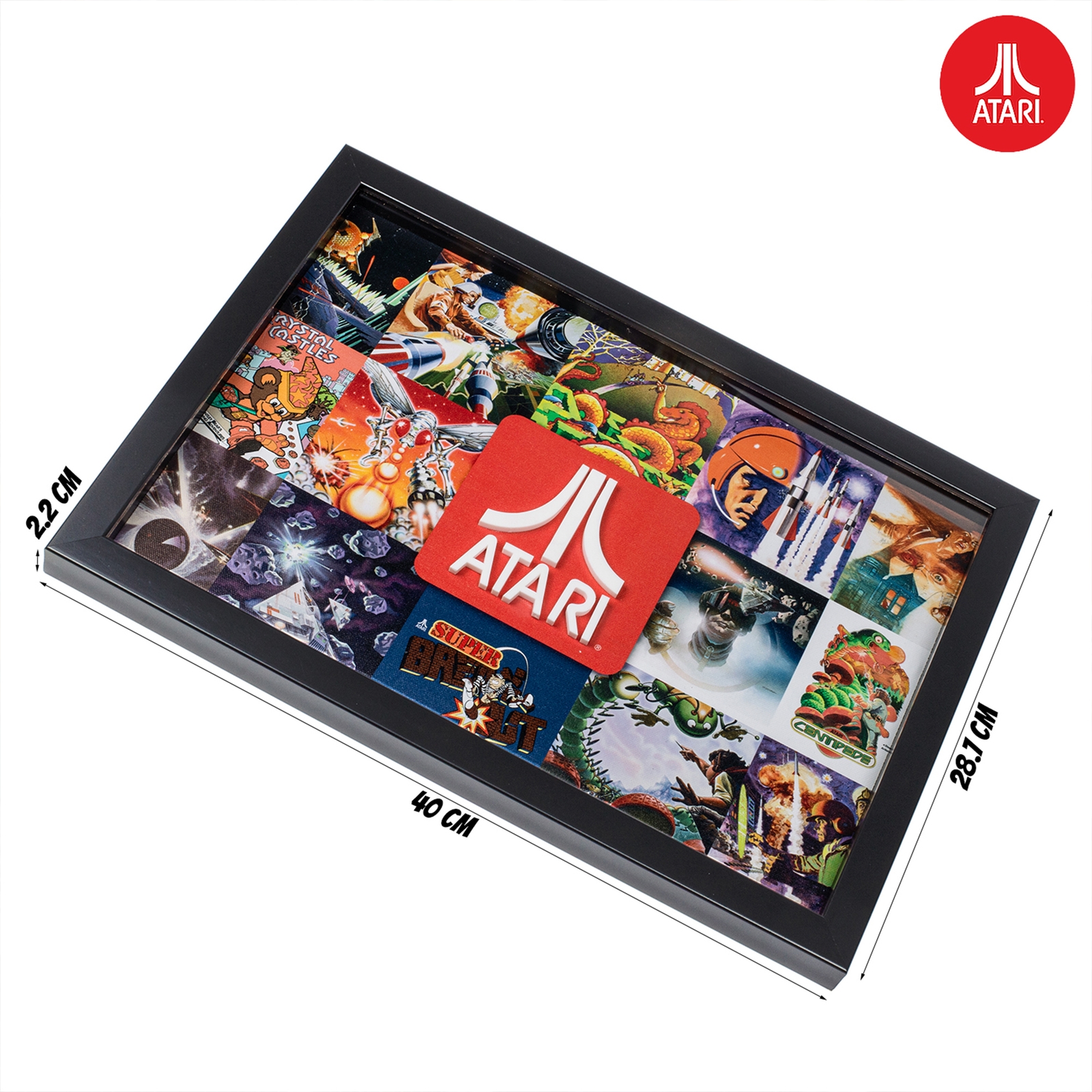 Official Atari 3D Wall Art - Legends