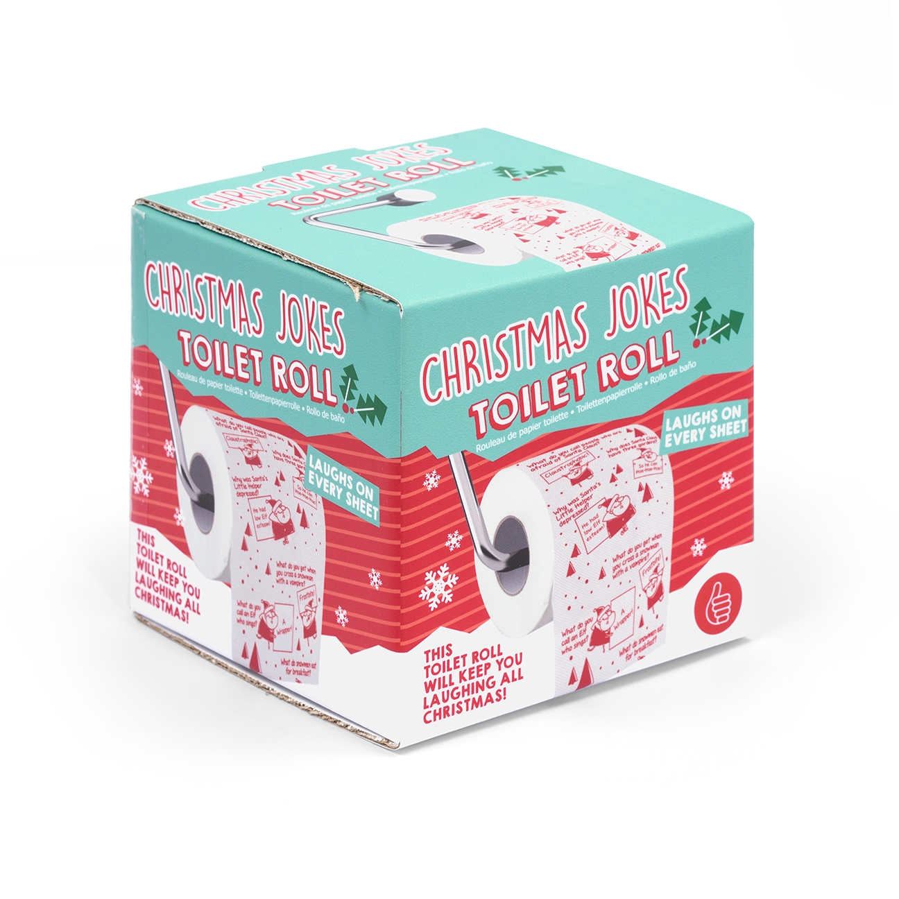 Christmas Joke Toilet Roll 3-Ply, 200 Sheets