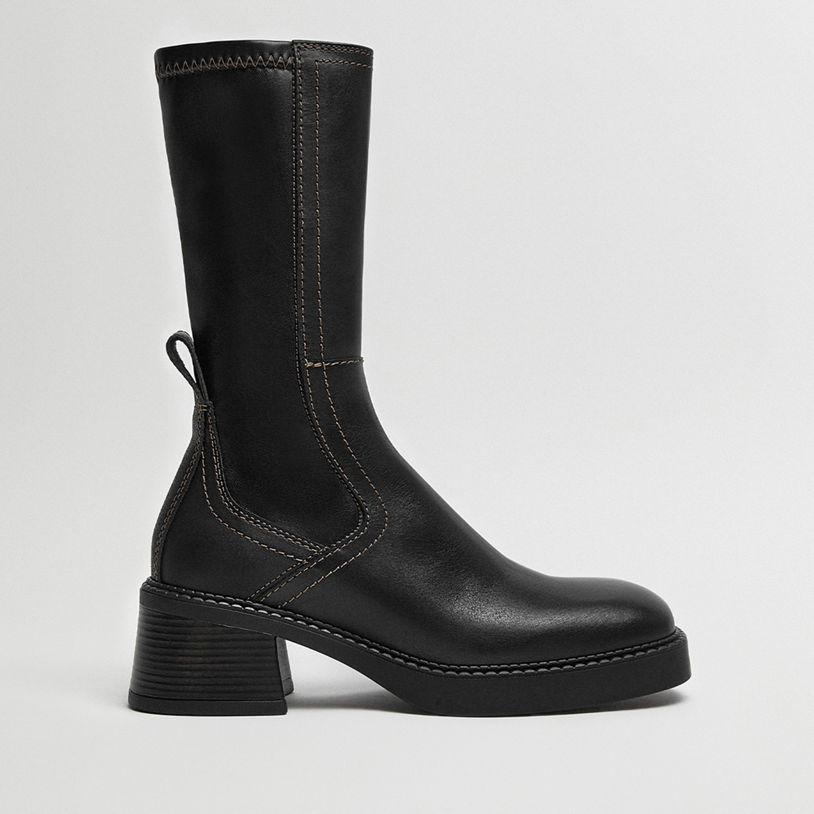 E8 by Miista Women's Fabi Heeled Mid Chelsea Boots - UK 8