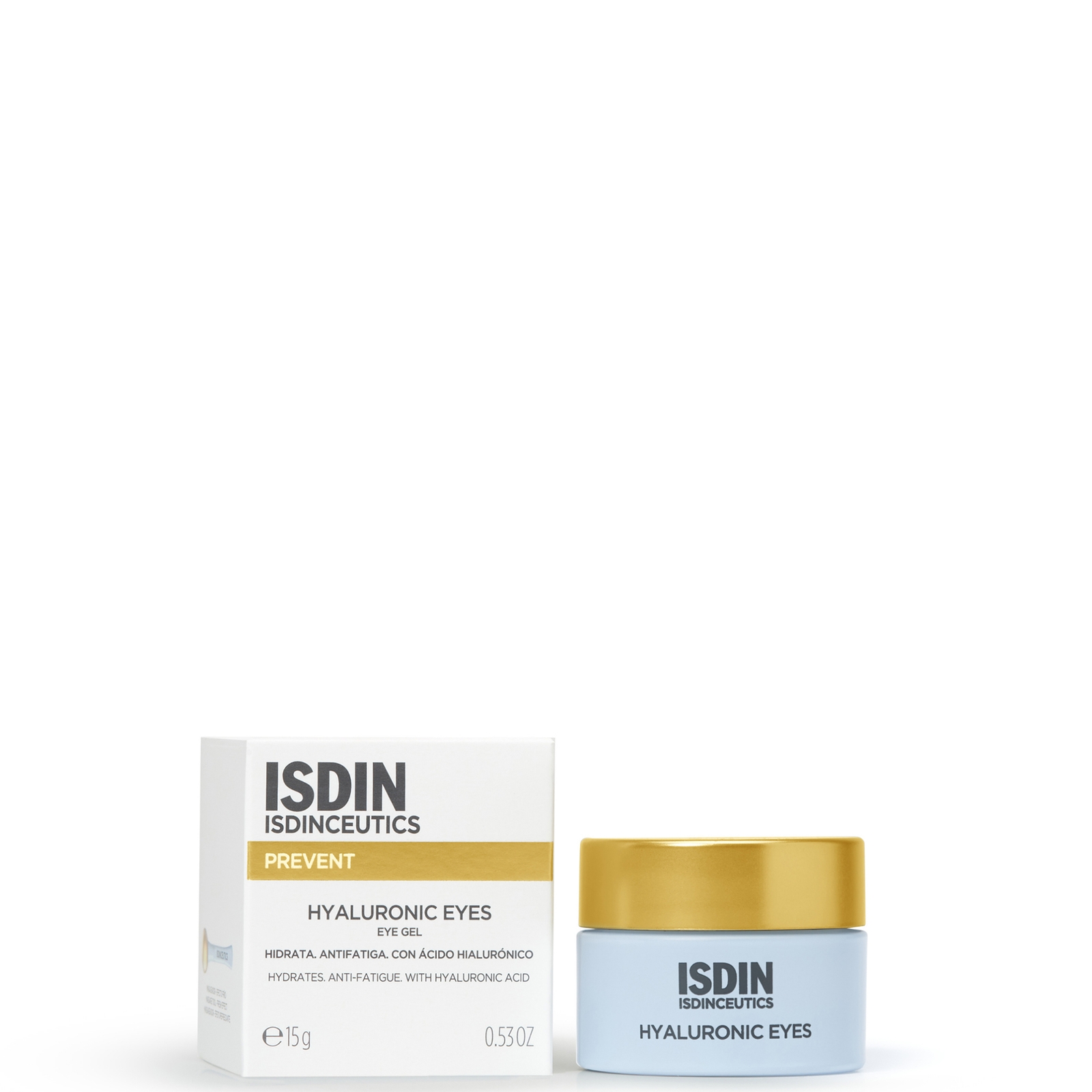 Isdin Ceutics Hyaluronic Eyes 0.5 Fl. Oz. In White