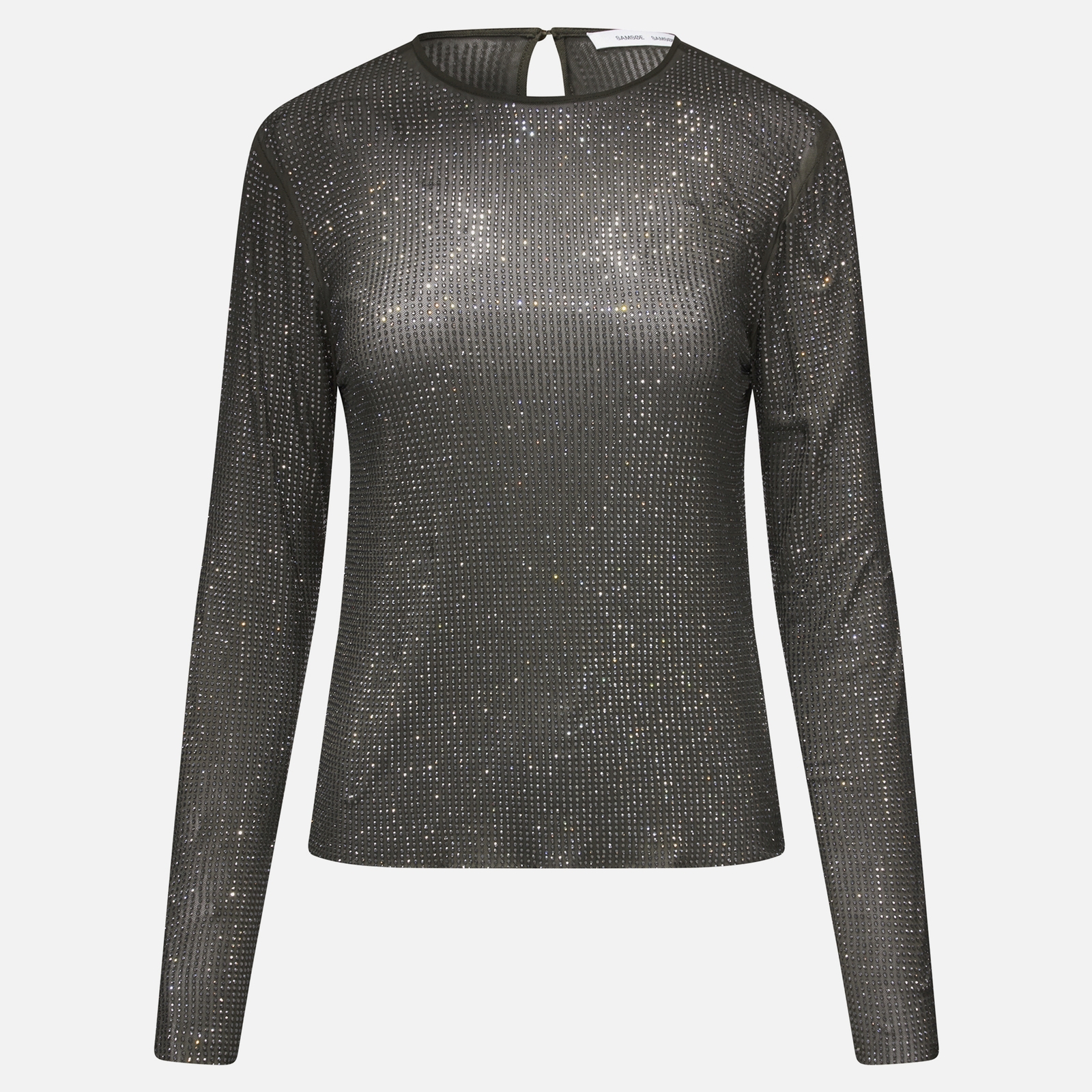 Samsoe Samsoe Samagda Sequinned Mesh Top
