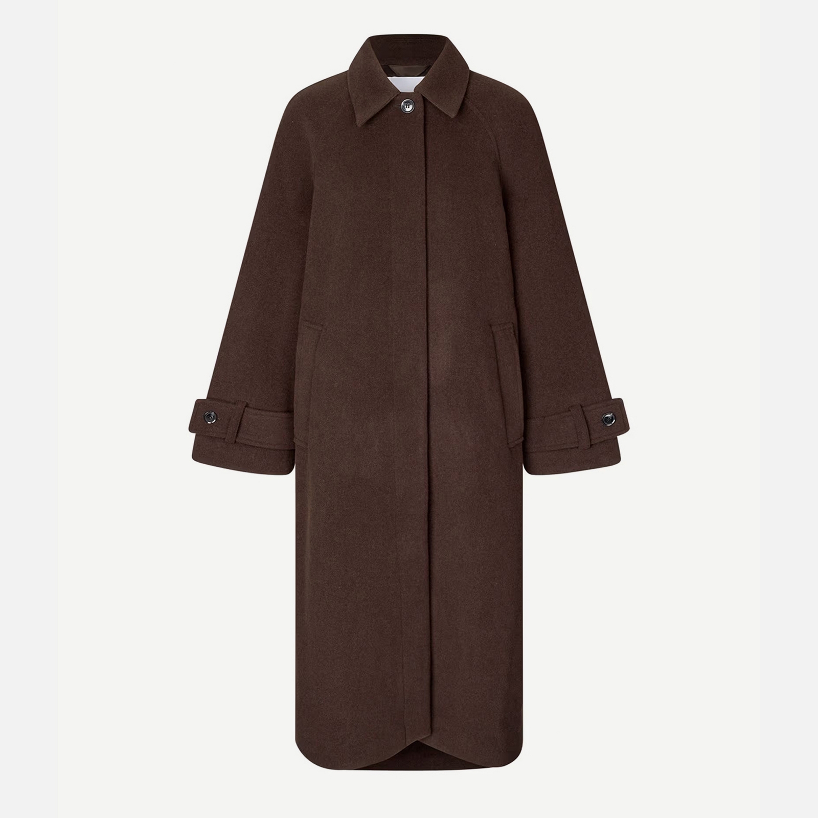 Samsøe Samsøe Alma Wool-Blend Coat - S