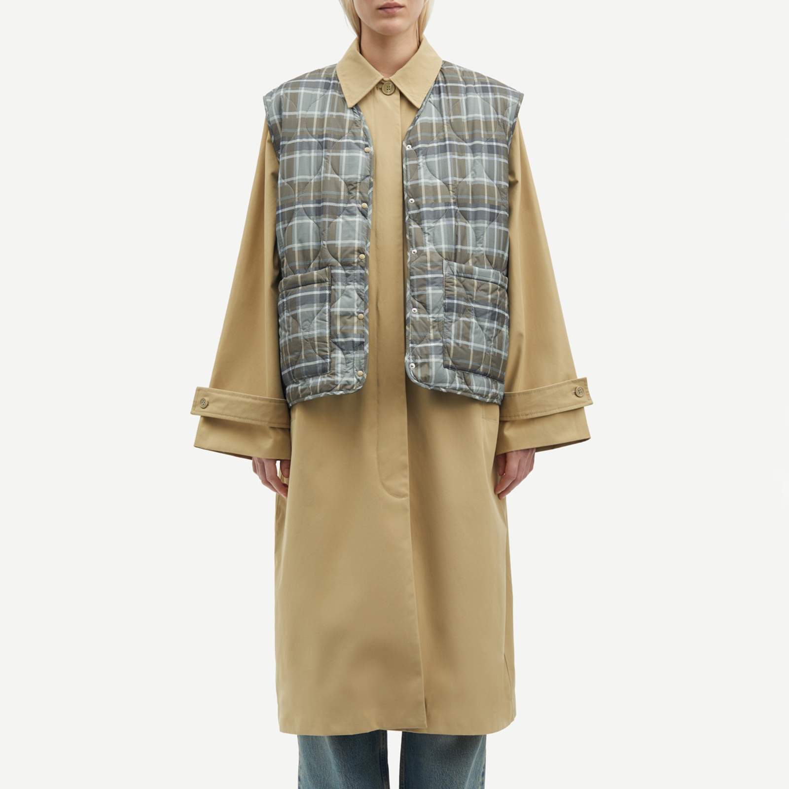 Samsoe Samsoe Sarooney Gabardine Trench Coat