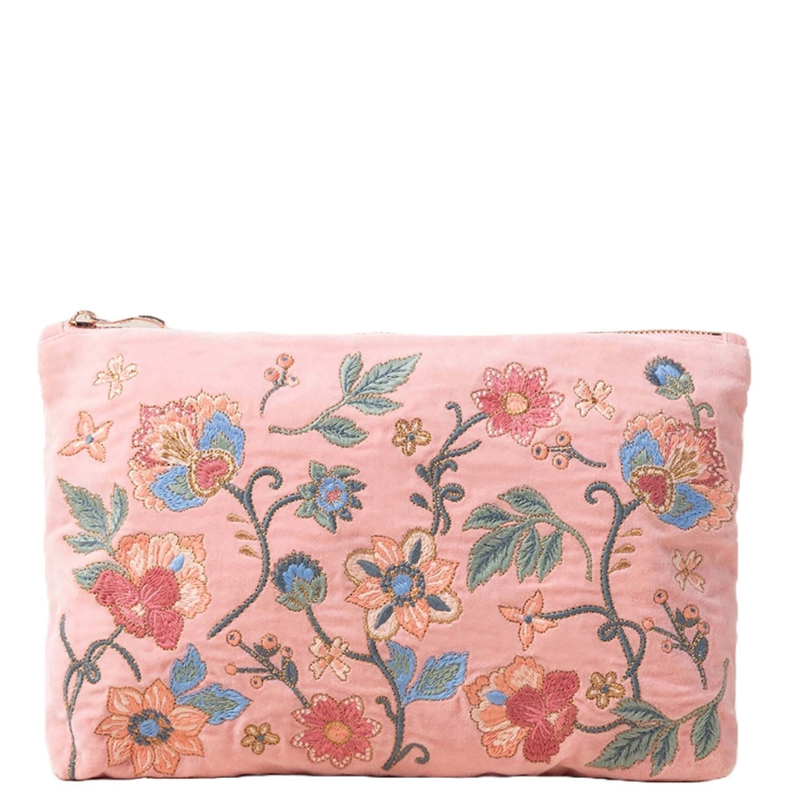 

Elizabeth Scarlett Botanical Garden Pale Pink Velvet Everyday Pouch