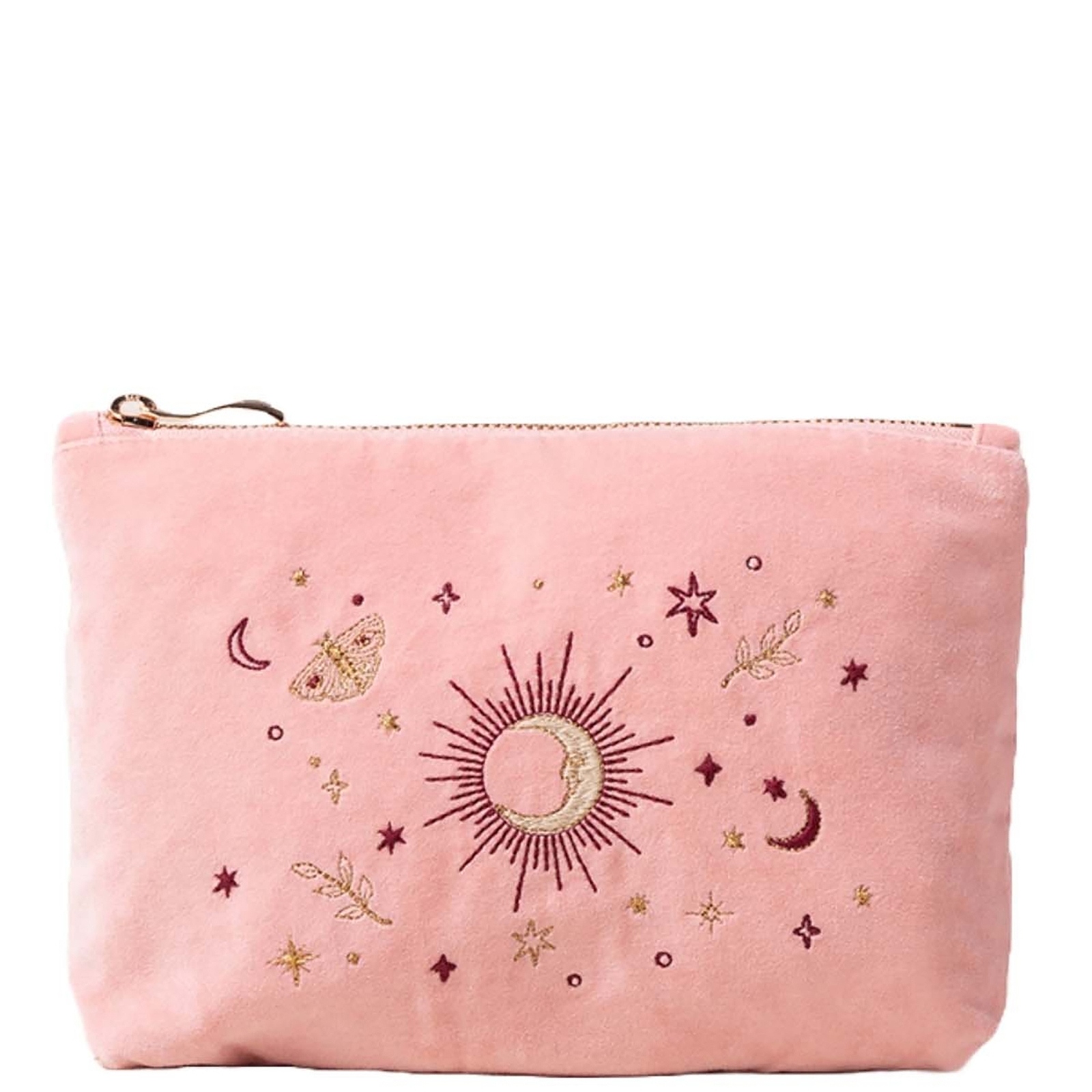

Elizabeth Scarlett Boho Mysticism Pale Pink Velvet Mini Pouch