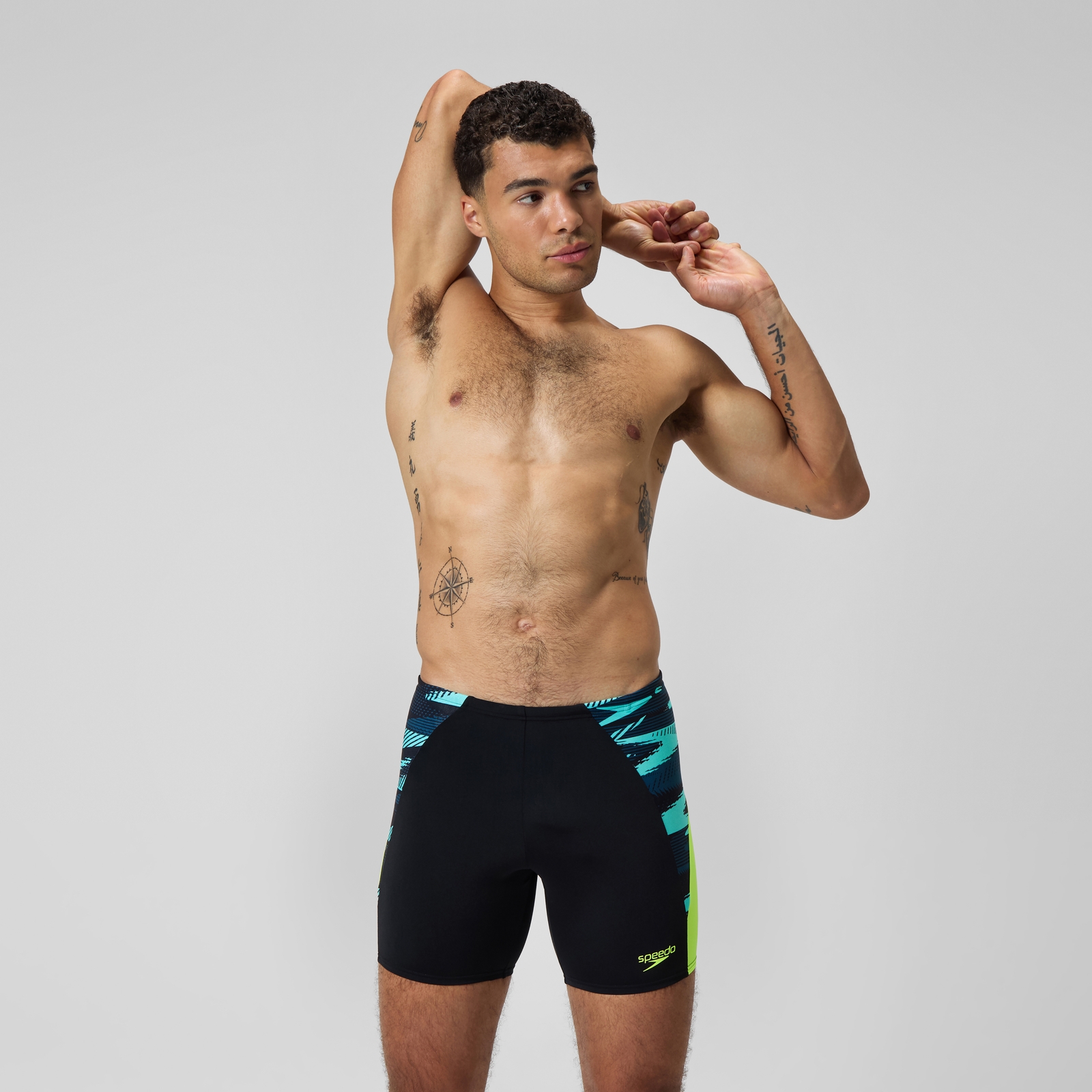 Men's Endurance+ Max Splice Jammer Black/Yellow