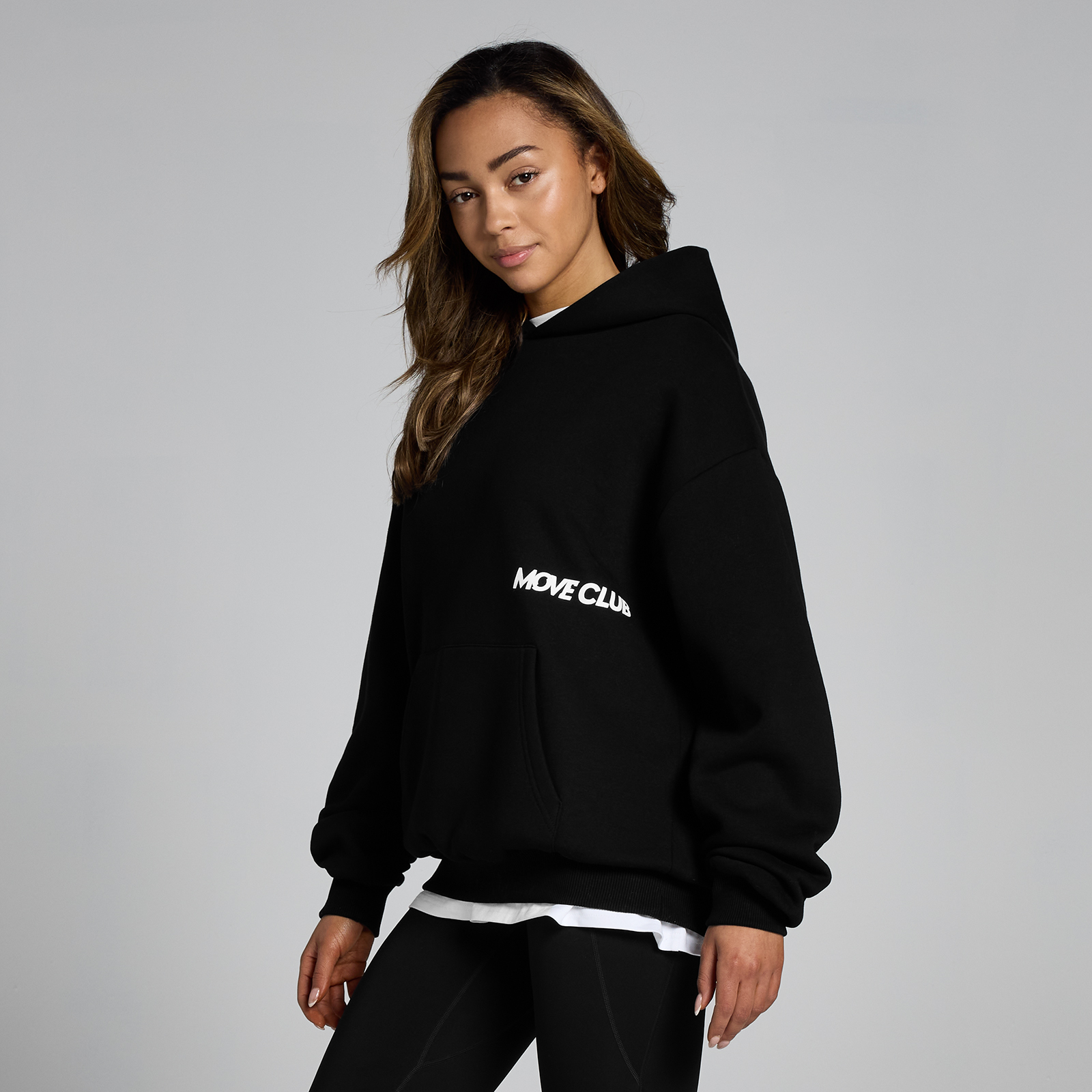 MP Unisex Move Club Kapuzenpullover – Schwarz - L-XL
