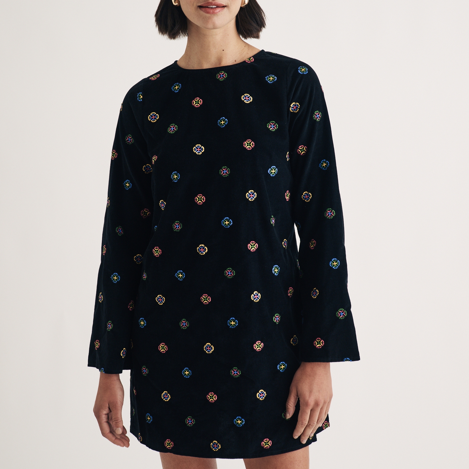 Nobody's Child Sarajevo Embroidered Cotton Mini Dress