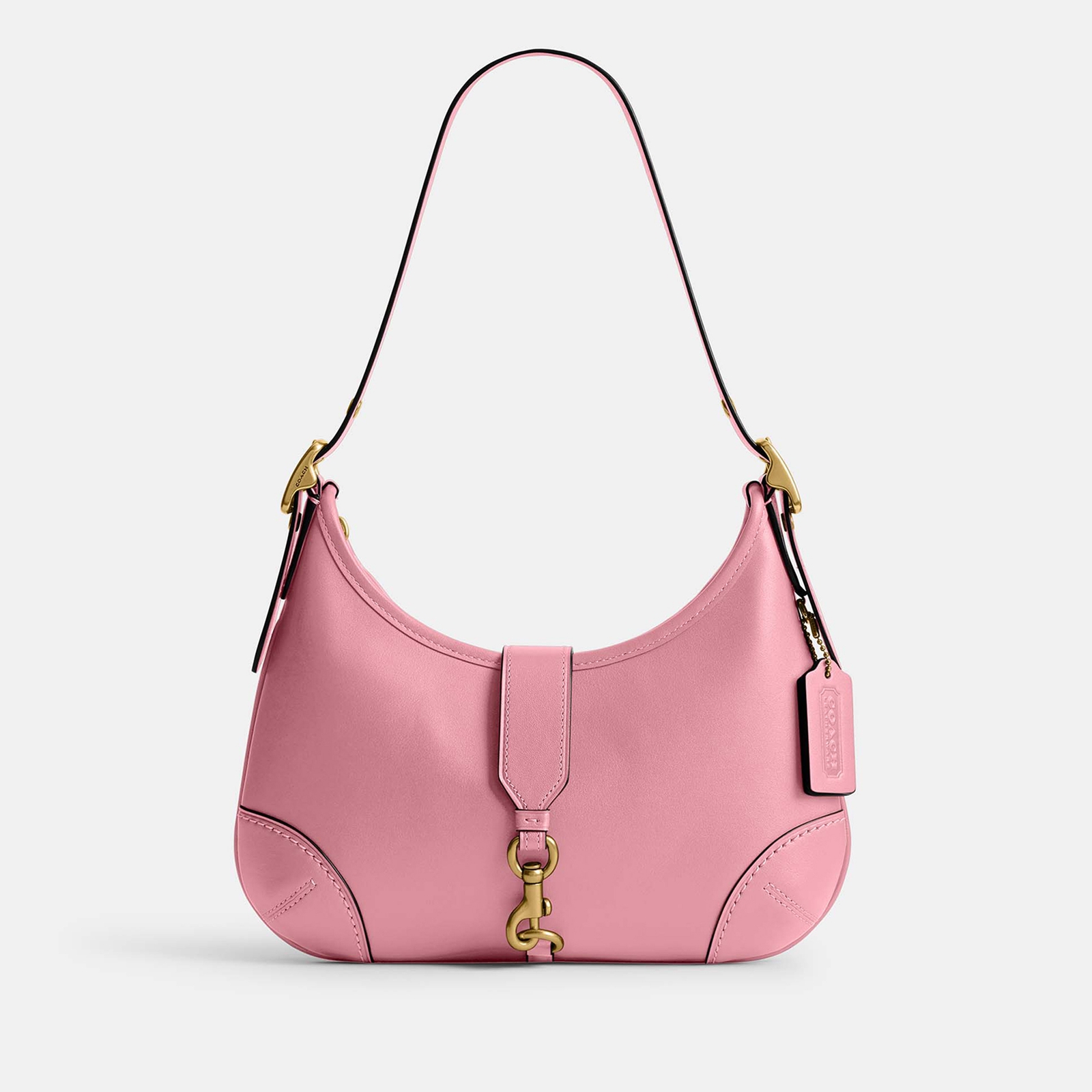 Coach Women's Originals Leather Hamptons Hobo - True Pink