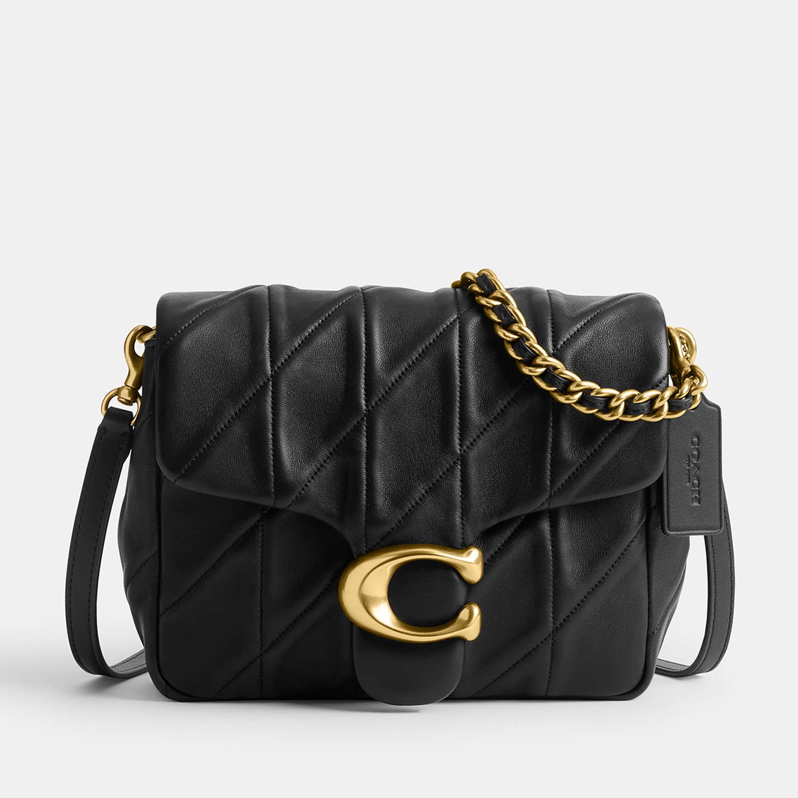 Coach Times Square Tabby Quilted Leather Shoulder Bag Coach Times Square Tabby Quilted Leather Shoulder Bag