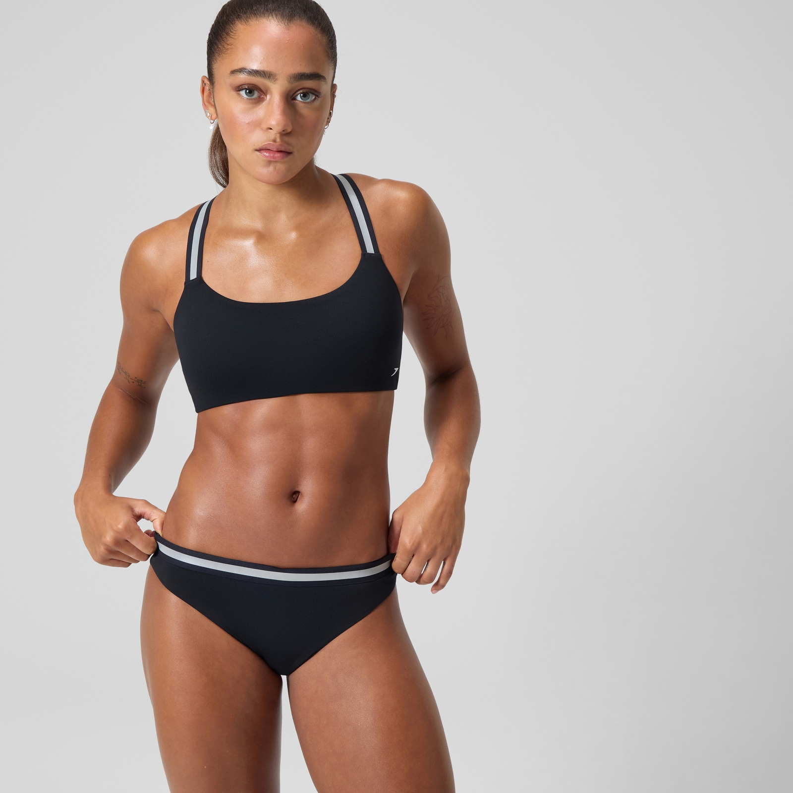 Women's V Class Performance Bikini Black/Grey
