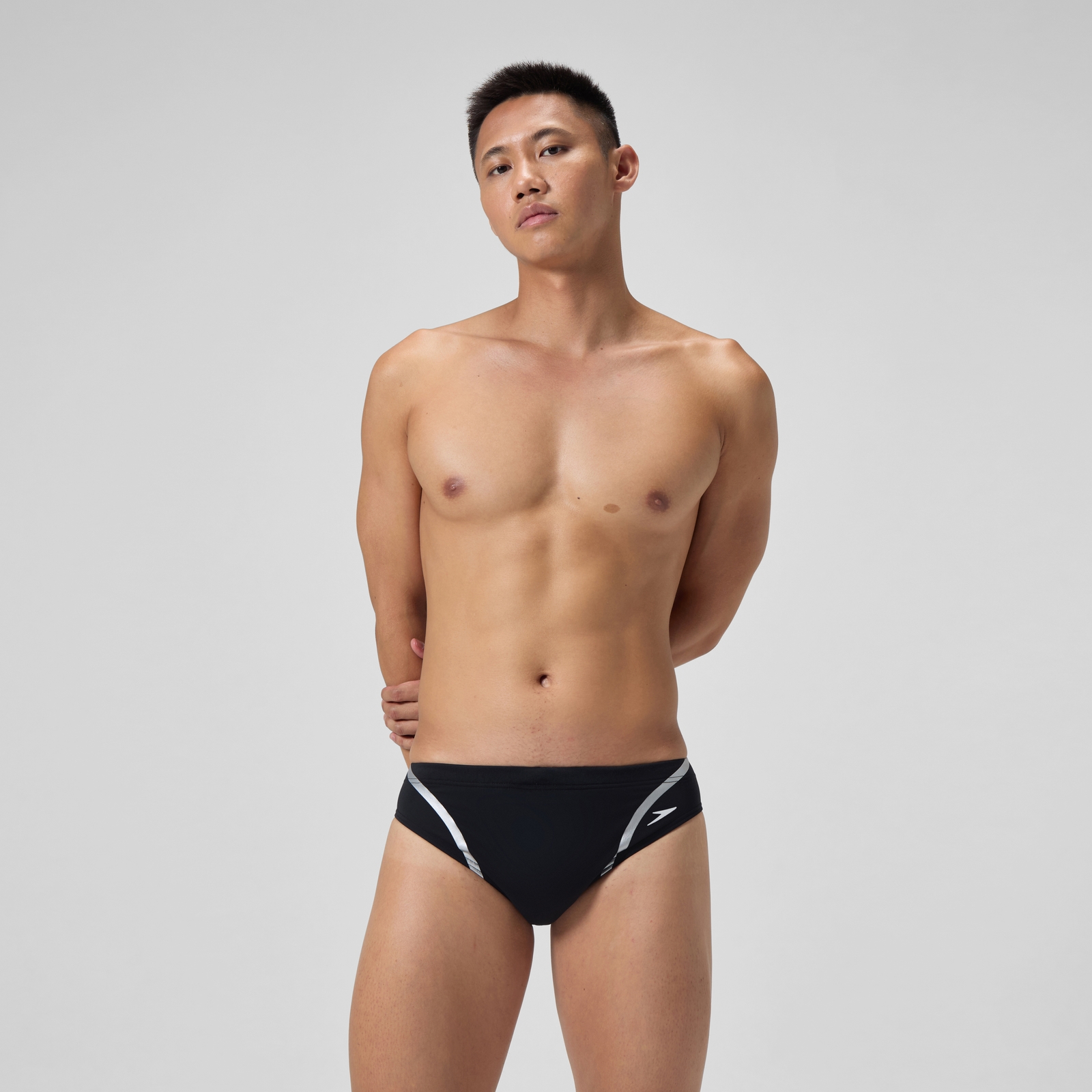 Men's V Class Movement Brief Black/Grey