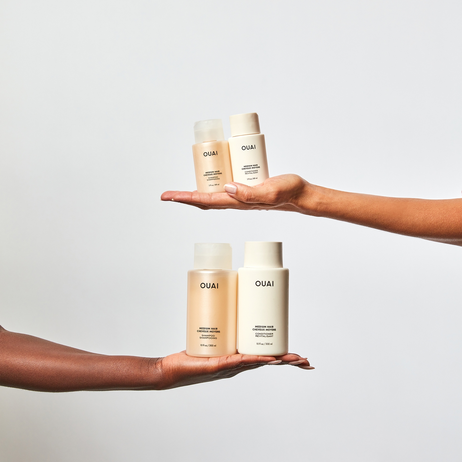 Thumbnail - OUAI Medium Shampoo and Conditioner Travel Bundle