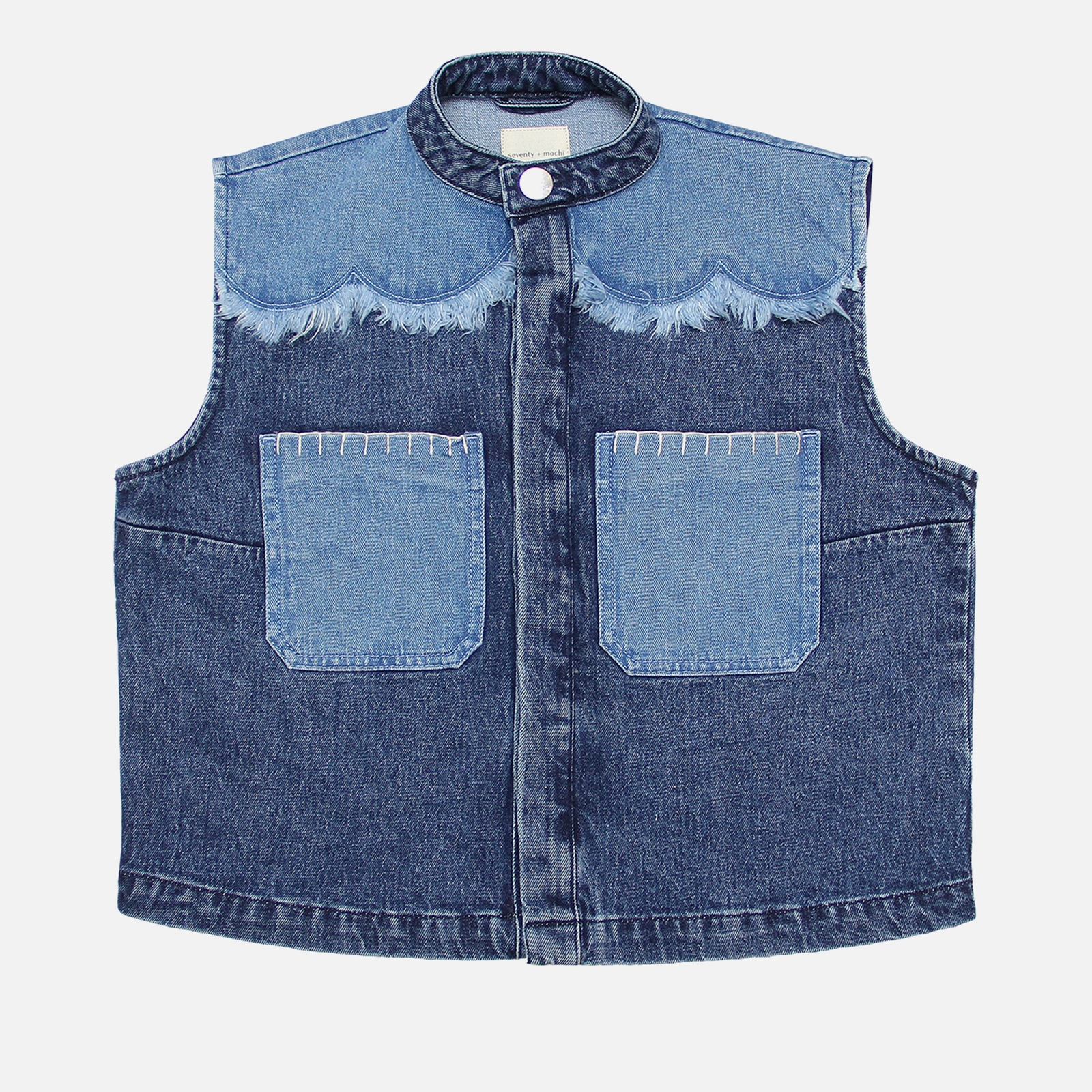 Seventy + Mochi Ari Denim Waistcoat - L