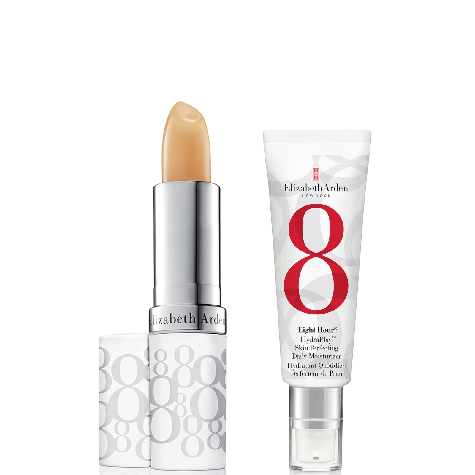 Elizabeth Arden Eight Hour Hydraplay Moisturizer 45ml And Lip Protectant Stick Spf15