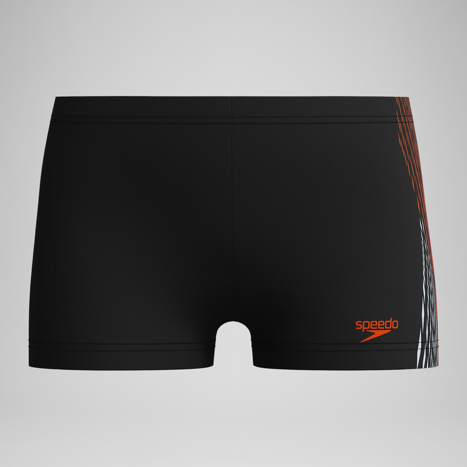 Boys' Plastisol Placement Aquashort Black/Red