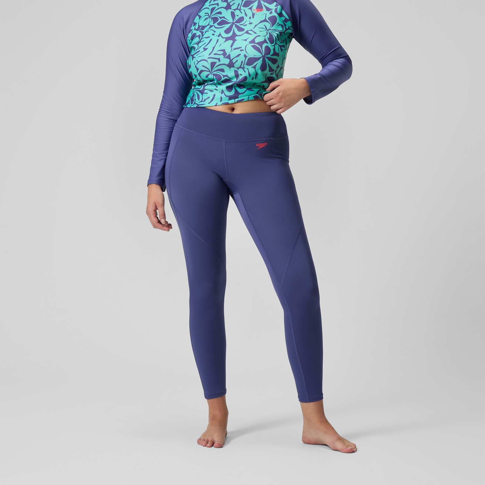 Women's Panel Legging Blue