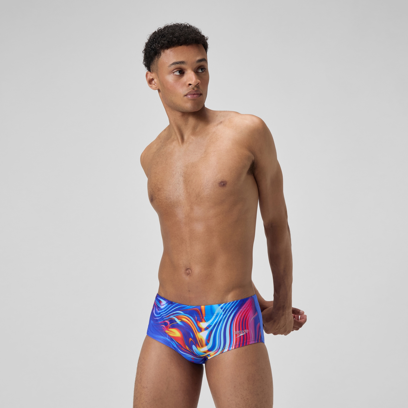 Men's Club Training 13.5cm Placement Brief Blue/Pink