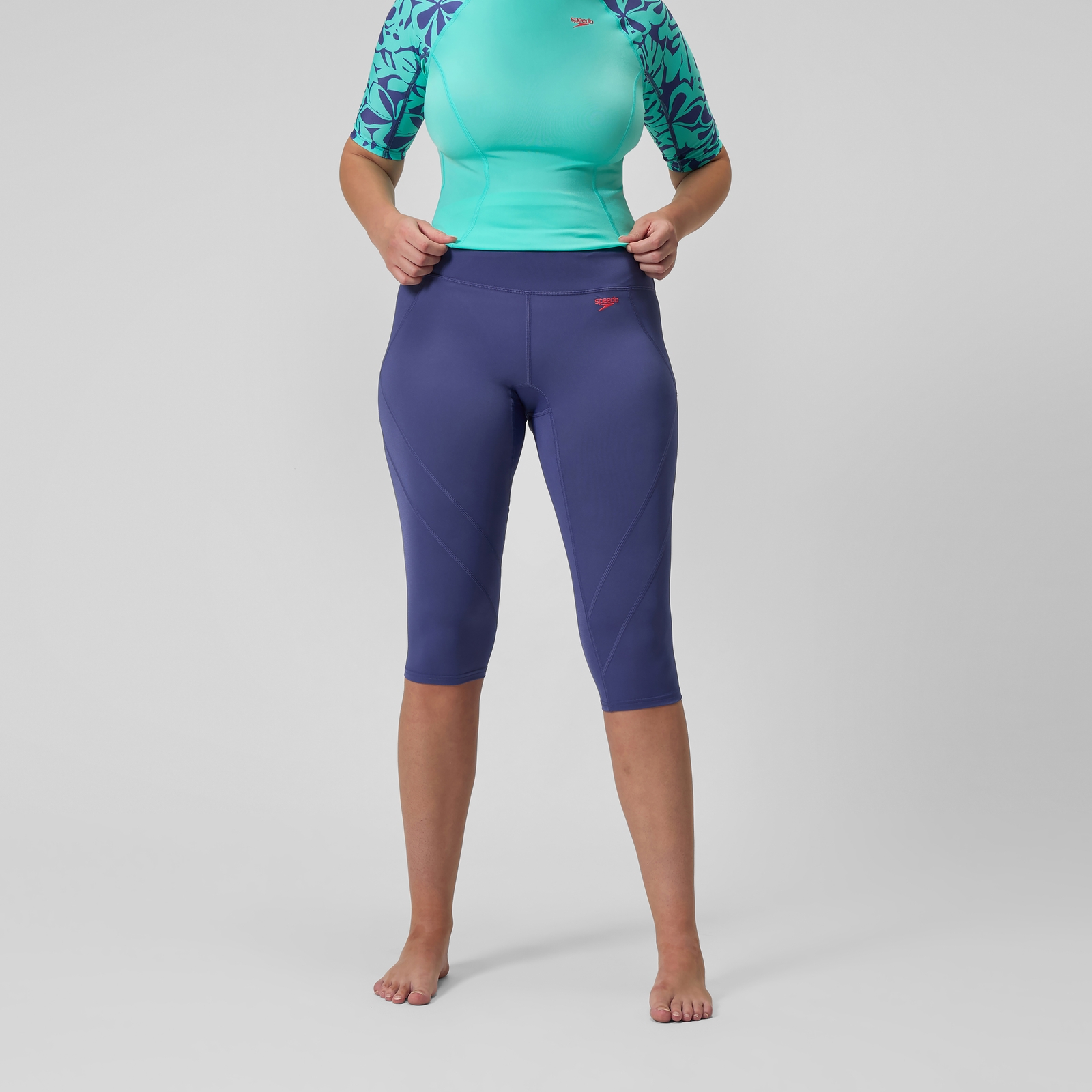 Women's Panel 3/4 Pant Blue