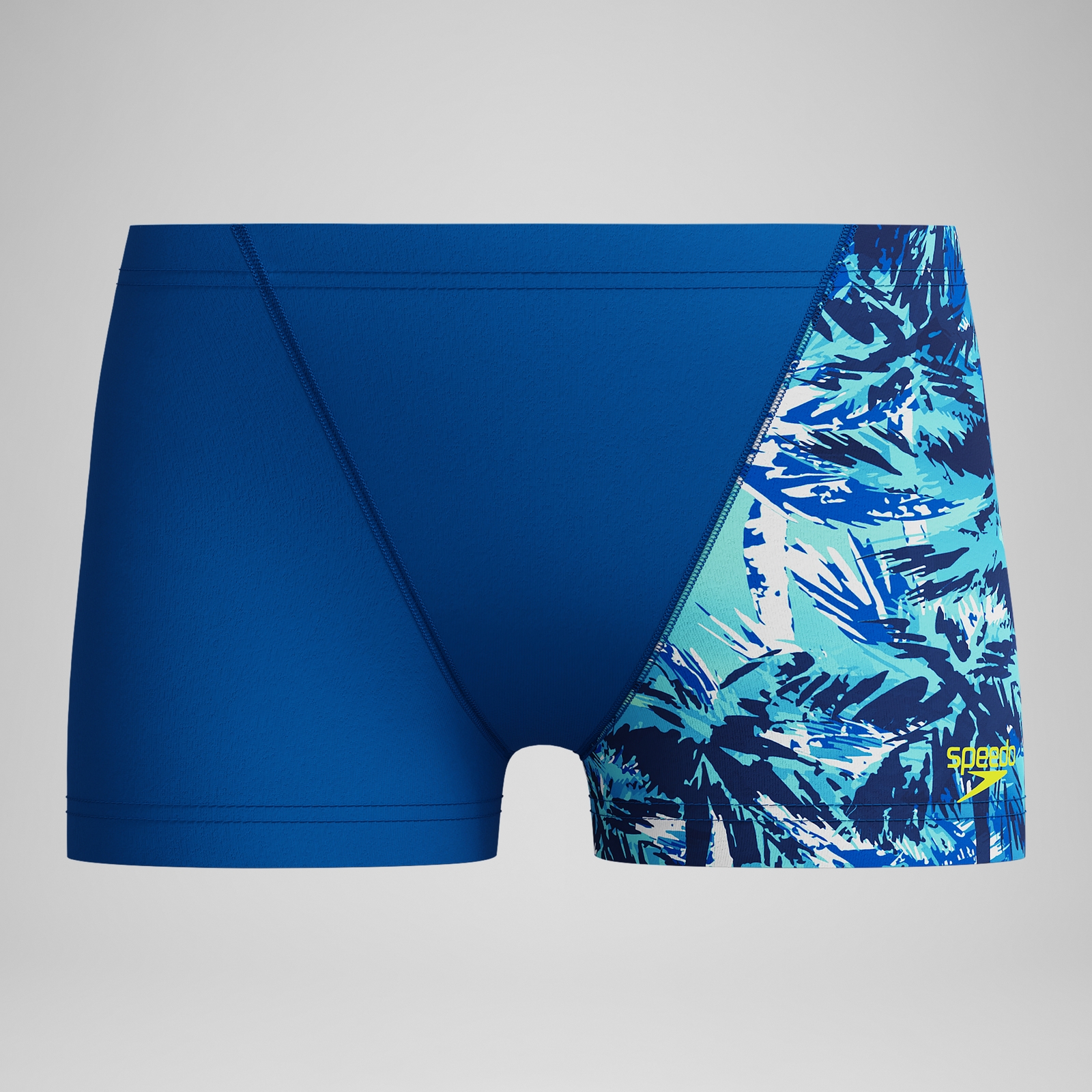 Boys' Printed V-Cut Aquashort Blue